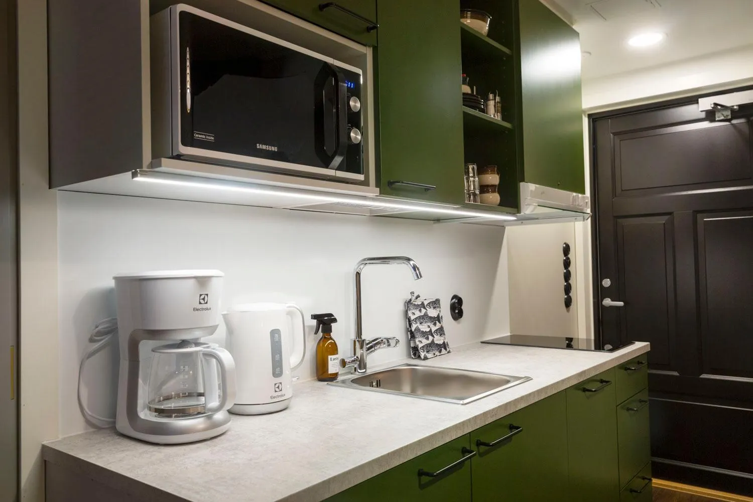 Coffee/tea facilities in Lietsu Boutique Aparthotel - Huoneistohotelli Lietsu