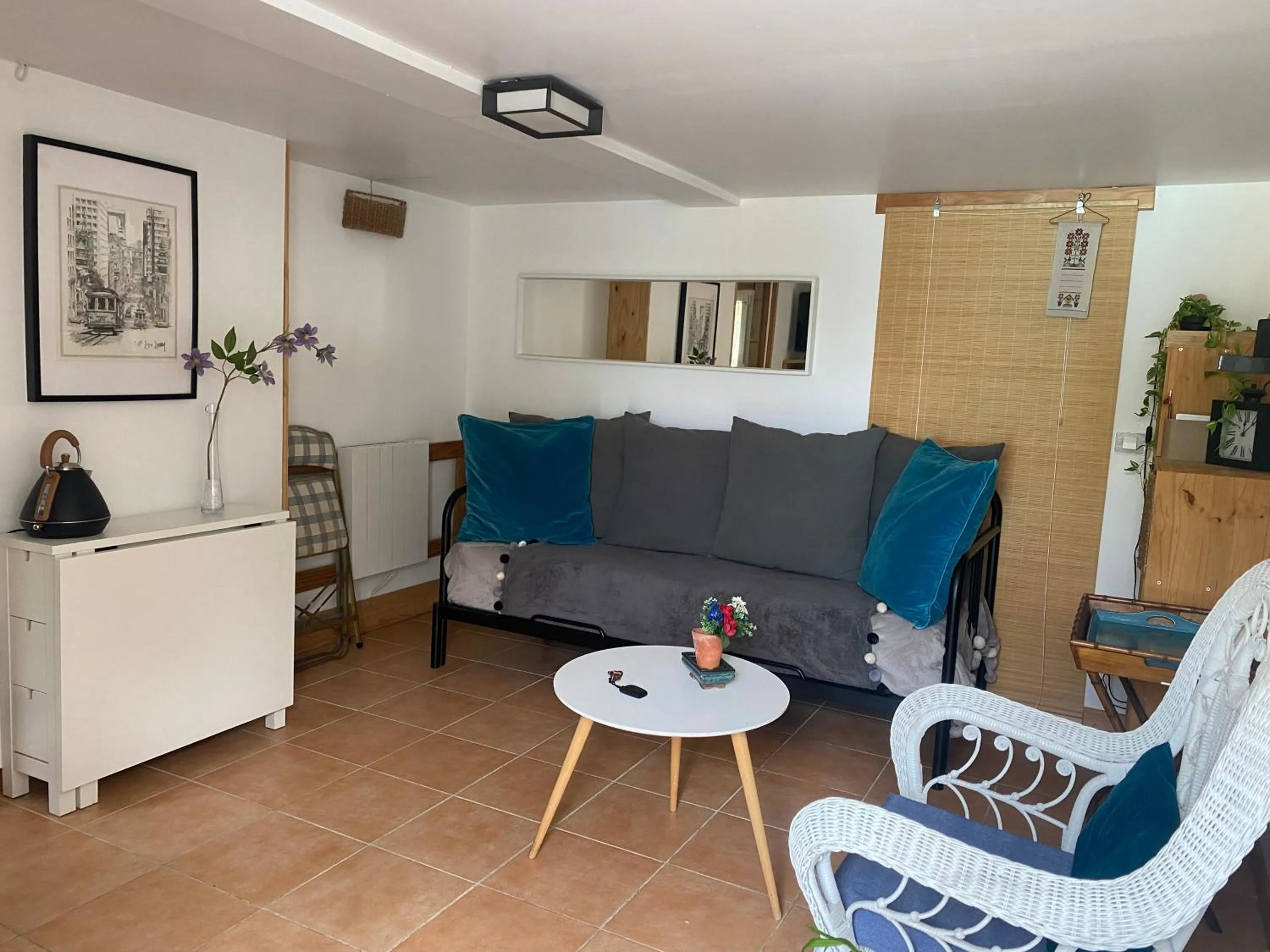 Living room in GuestHouse Du Moulin (logement neuf)