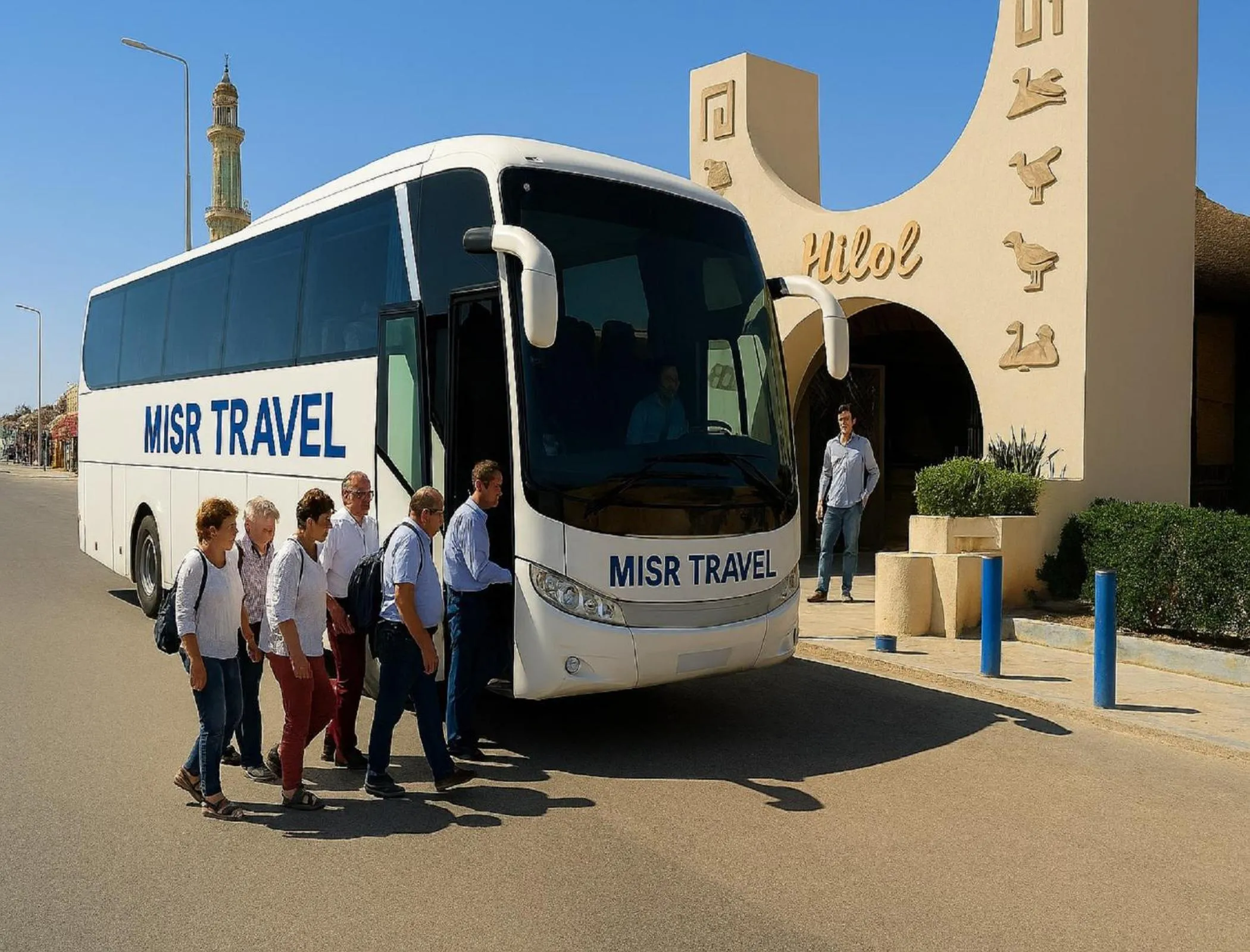 Facade/entrance in Hllol Hotel Abu Simbel