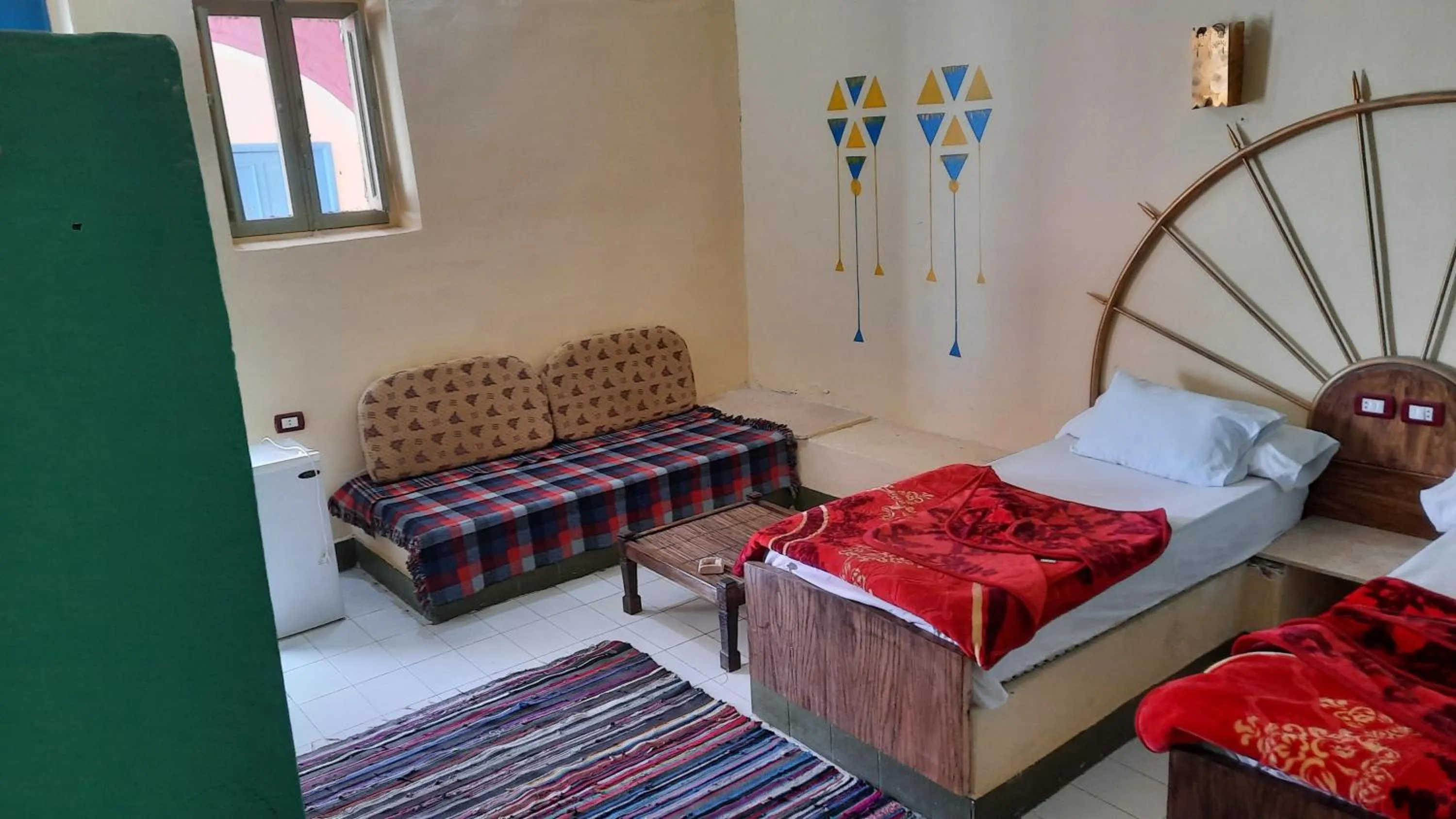 Bed in Hllol Hotel Abu Simbel
