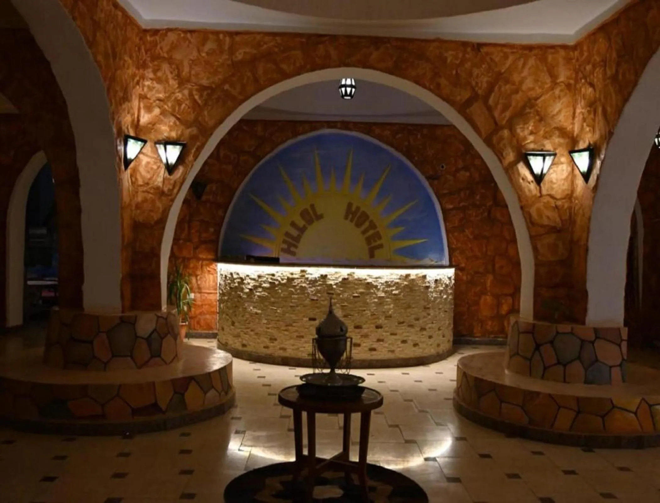 Lobby or reception in Hllol Hotel Abu Simbel