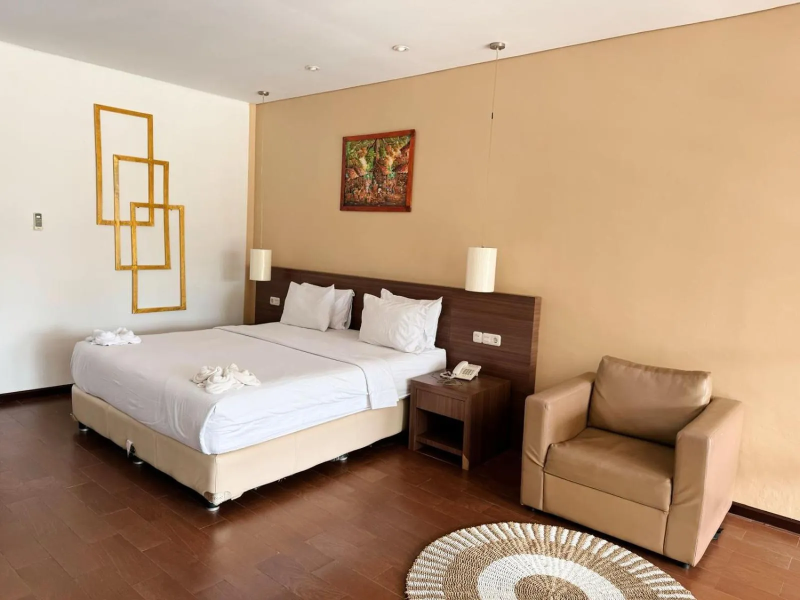 Bed in Hotel Ompu Herti