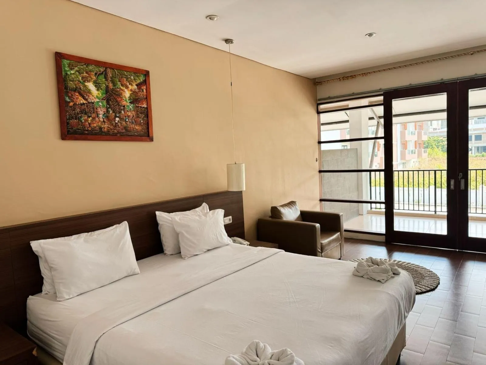 Bed in Hotel Ompu Herti