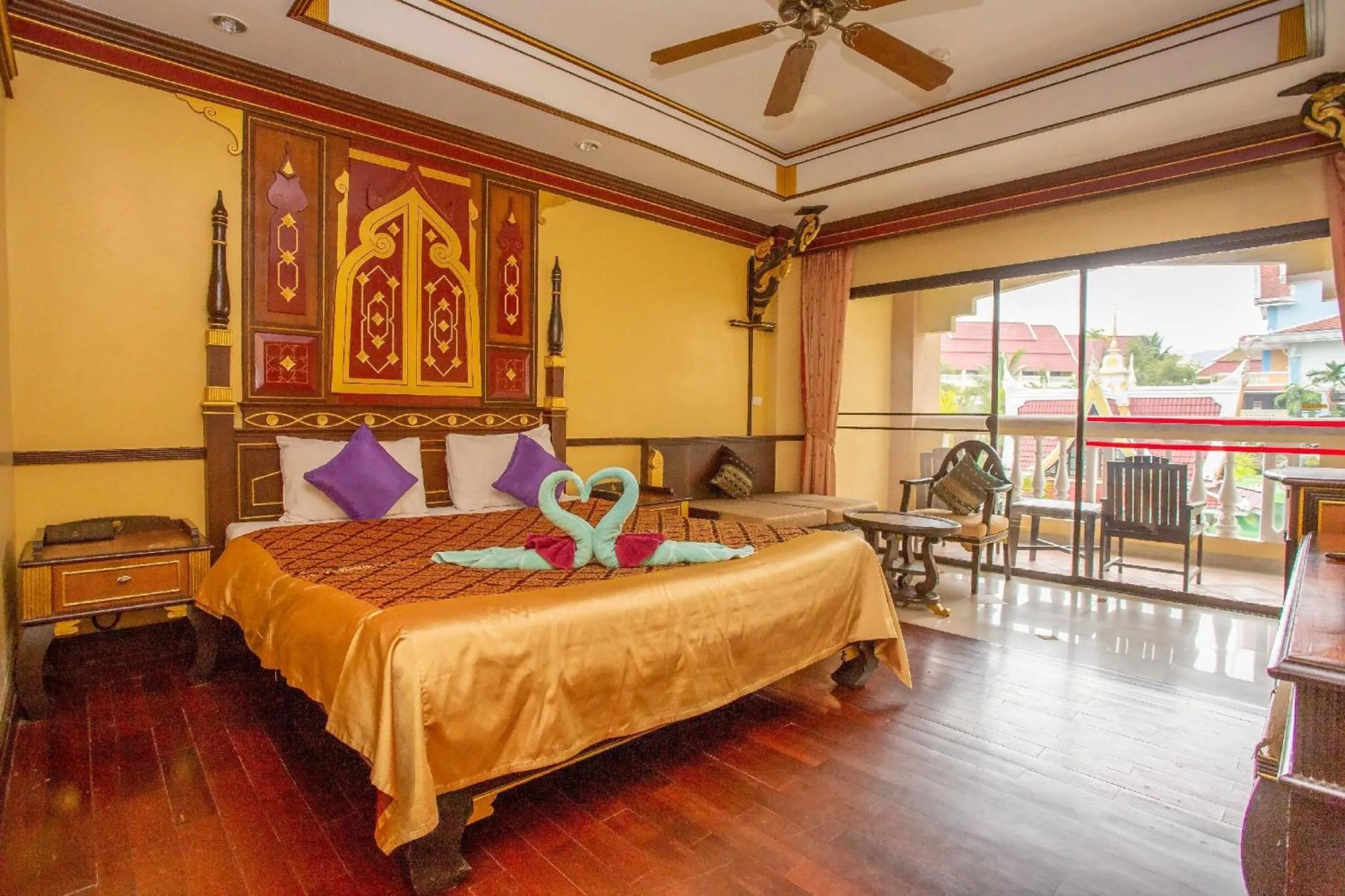 Bed in Ayodhaya Palace Beach Resort - SHA Plus certified