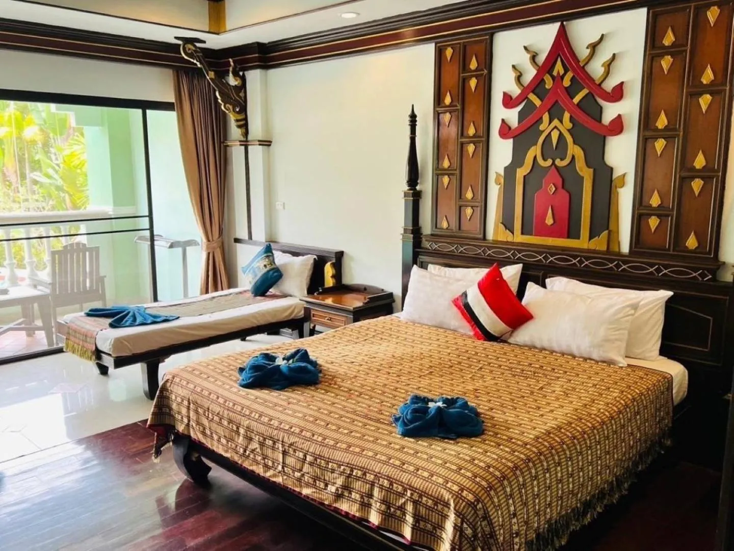 Bedroom, Bed in Ayodhaya Palace Beach Resort - SHA Plus certified