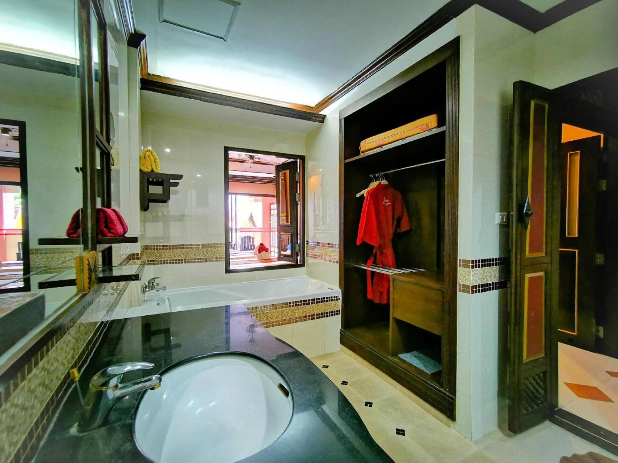 Bathroom in Ayodhaya Palace Beach Resort - SHA Plus certified