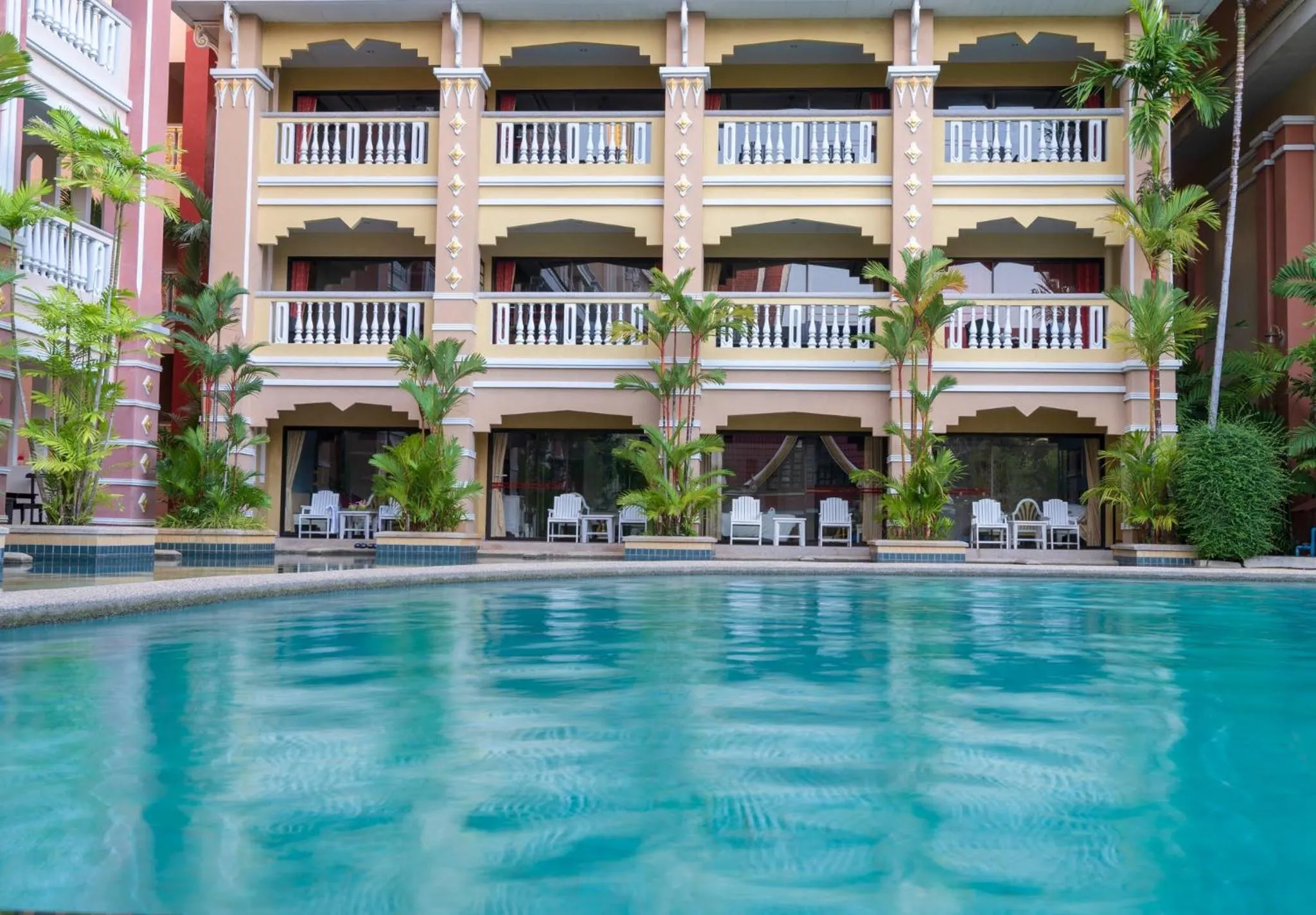 Property building in Ayodhaya Palace Beach Resort - SHA Plus certified