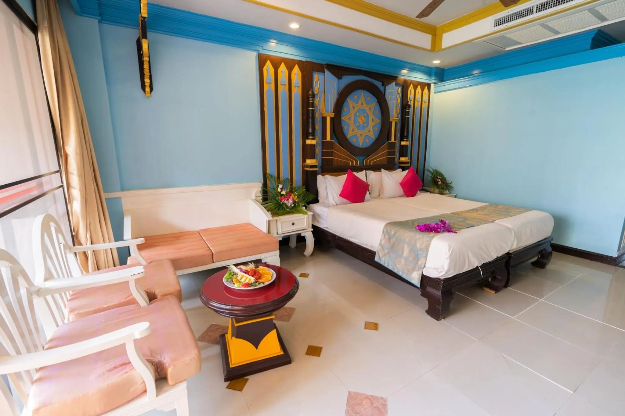 Photo of the whole room, Bed in Ayodhaya Palace Beach Resort - SHA Plus certified