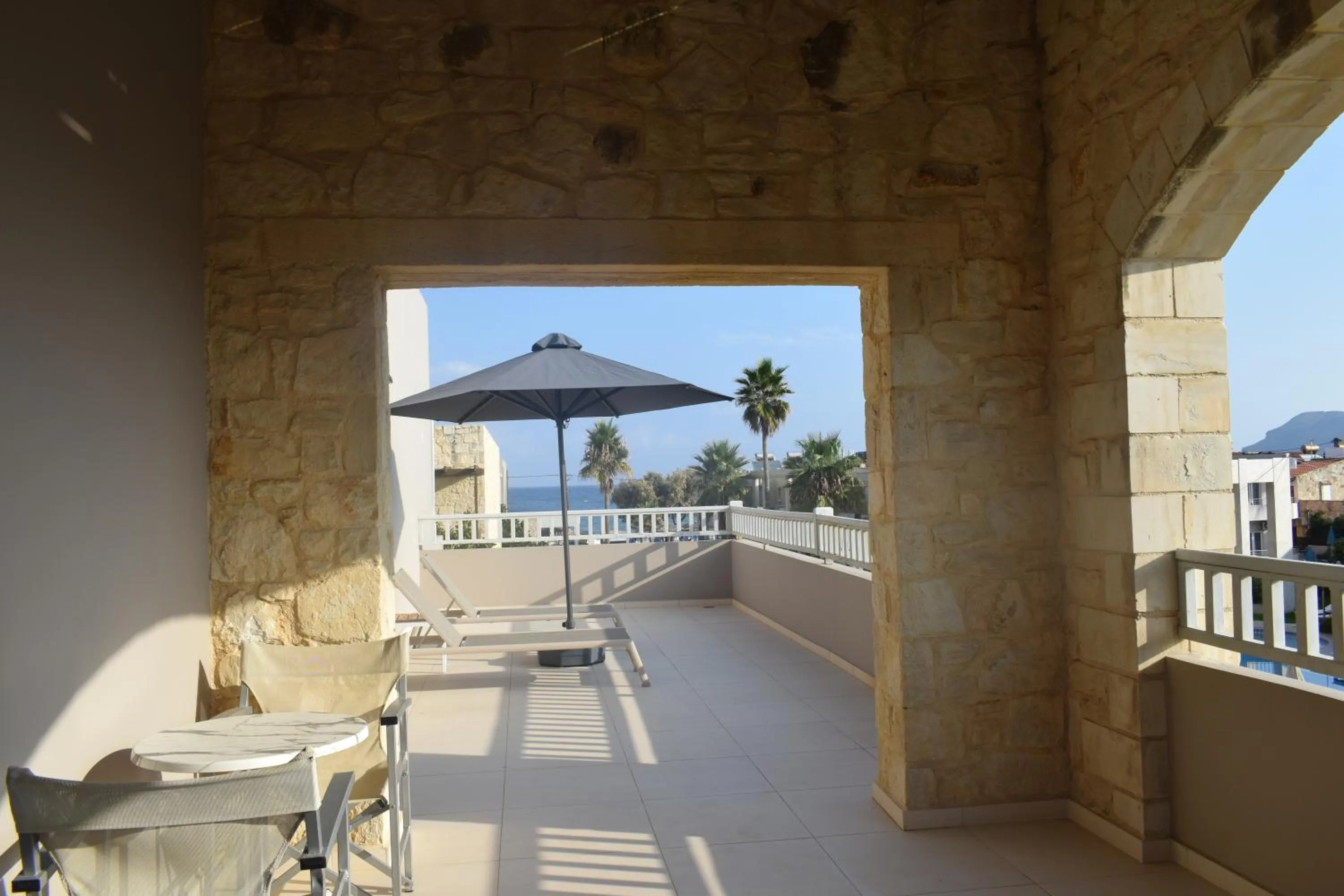 Balcony/Terrace in Erato Beach Hotel Adults Only by Smile Hotels