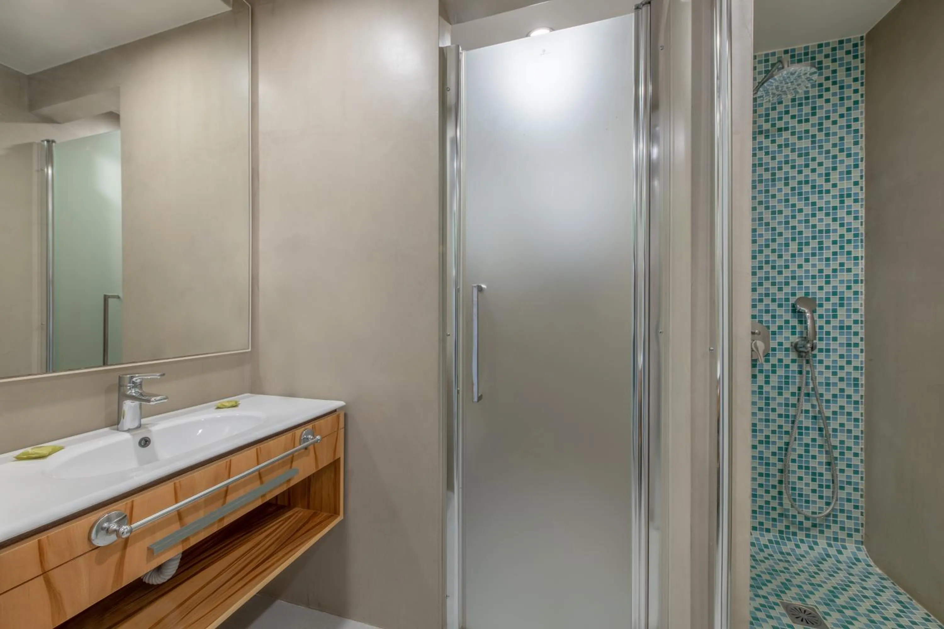Shower in Erato Beach Hotel Adults Only by Smile Hotels