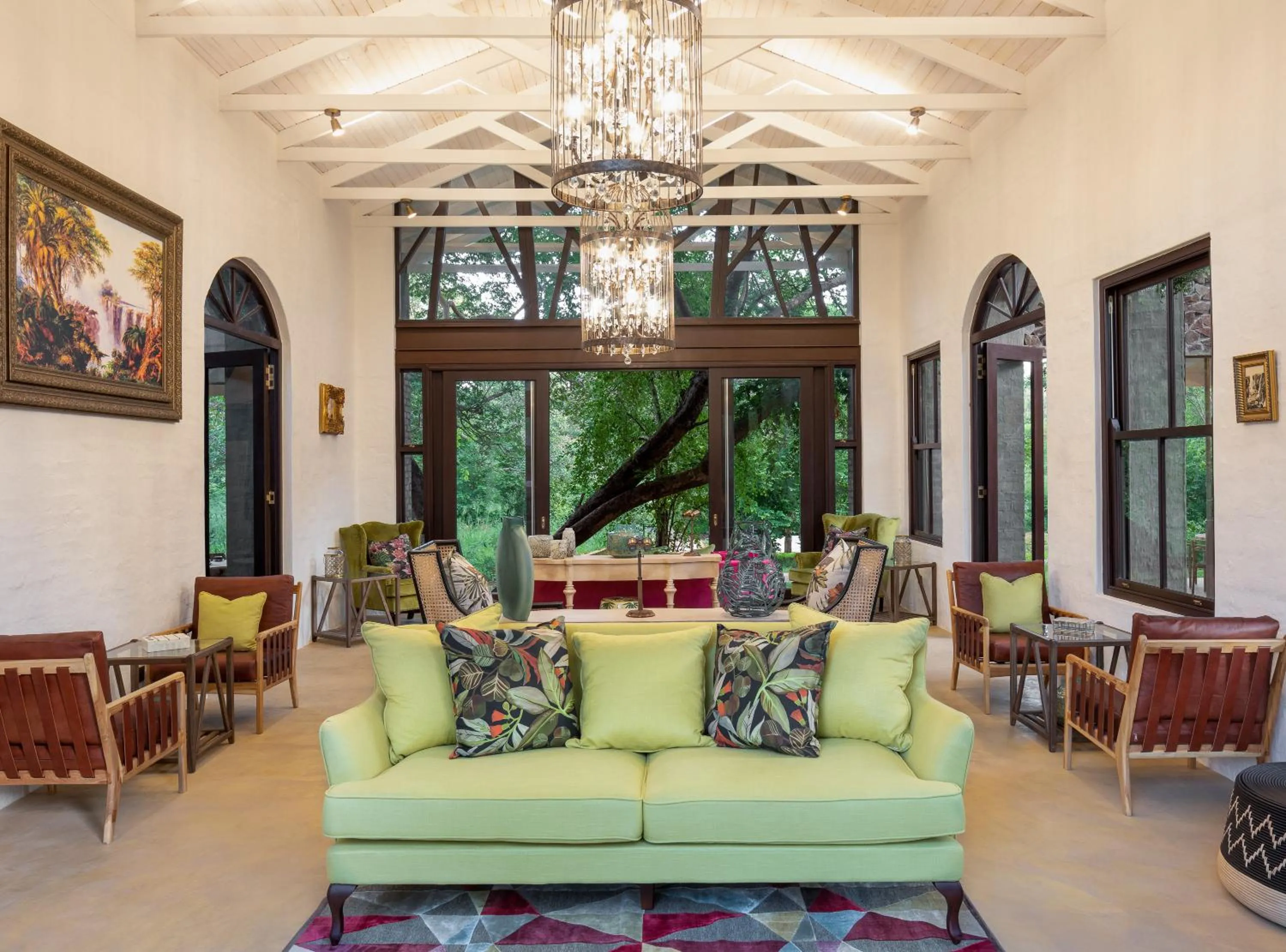 Lobby or reception in Mbano Manor Hotel Victoria Falls