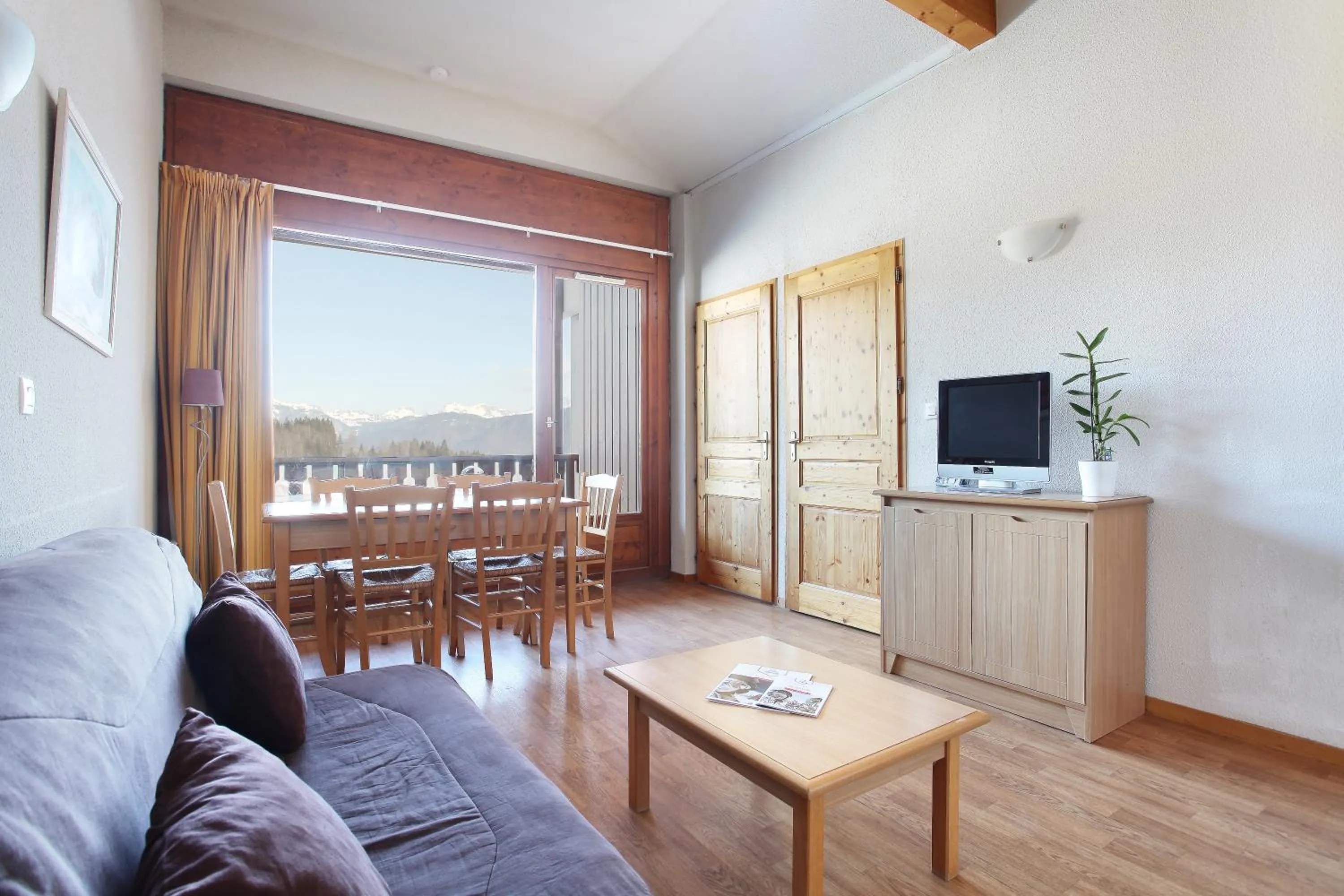 Seating area in Résidence Odalys Le Buet