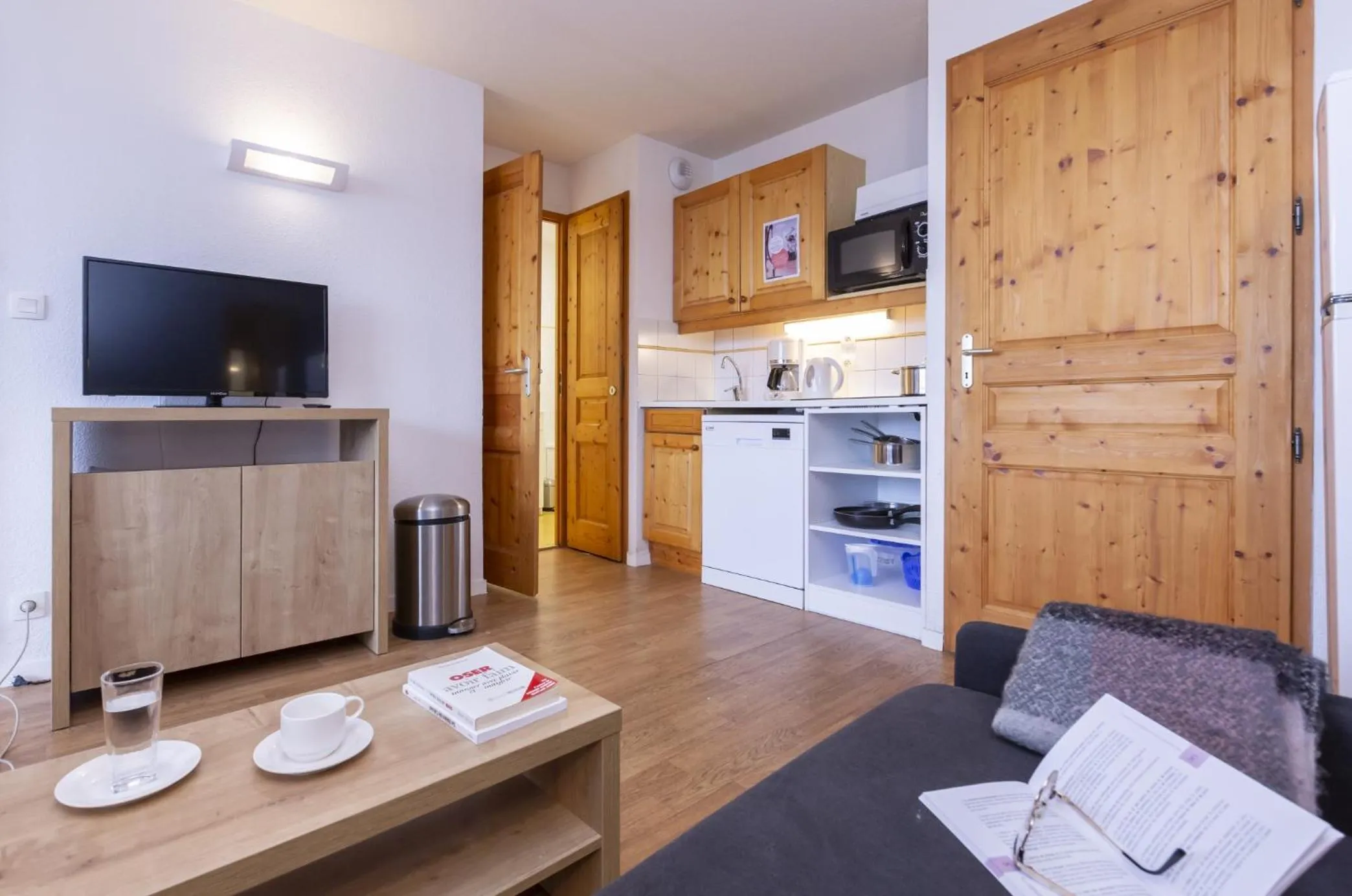 Kitchen or kitchenette in Résidence Odalys Le Buet