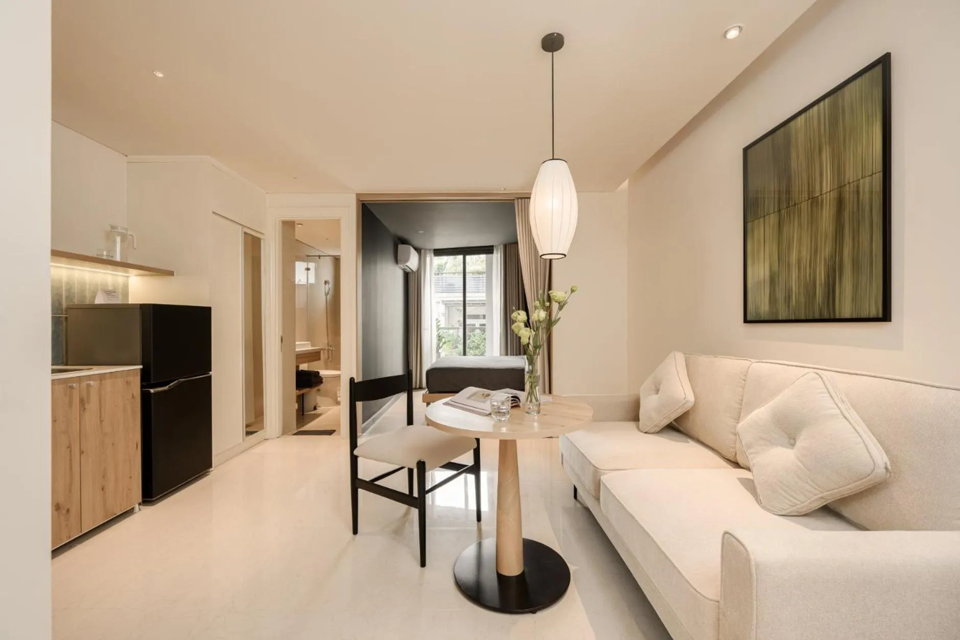 Seating area in Express by M Village Nguyễn Bỉnh Khiêm