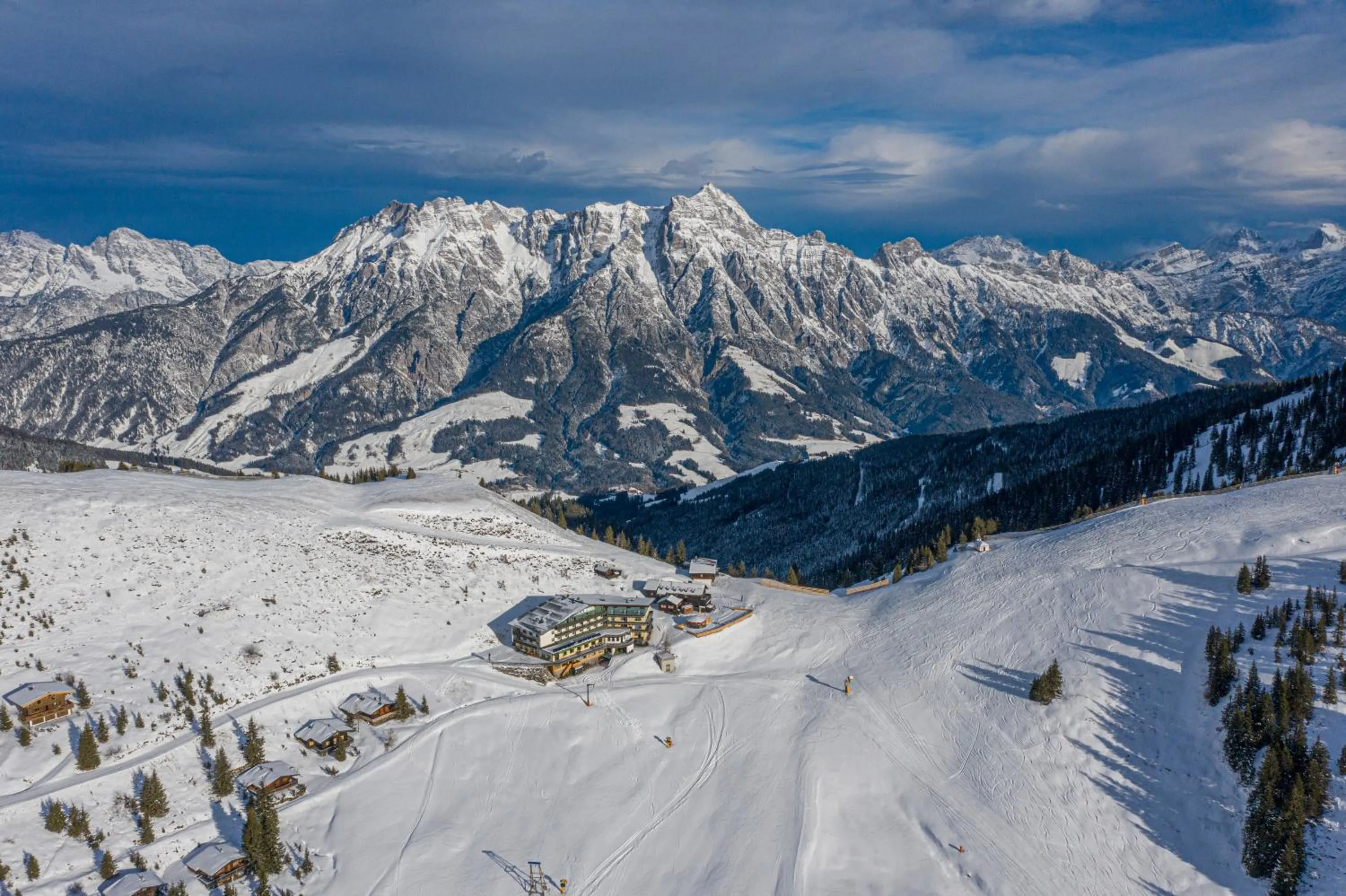 Bird's eye view in Mountainlovers Berghotel SeidlAlm
