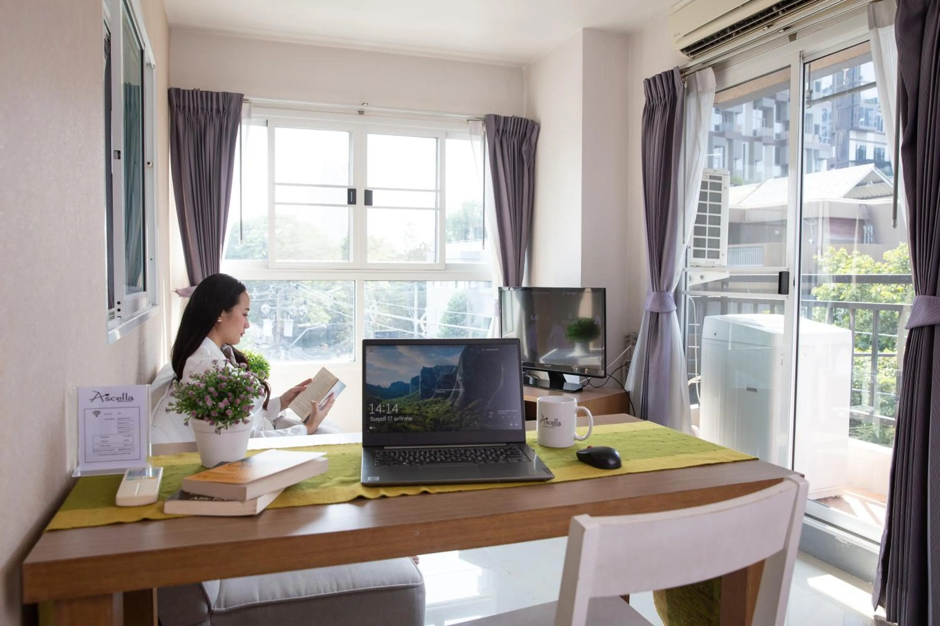 Living room in Ascella Sukhumvit 38 - Thonglor