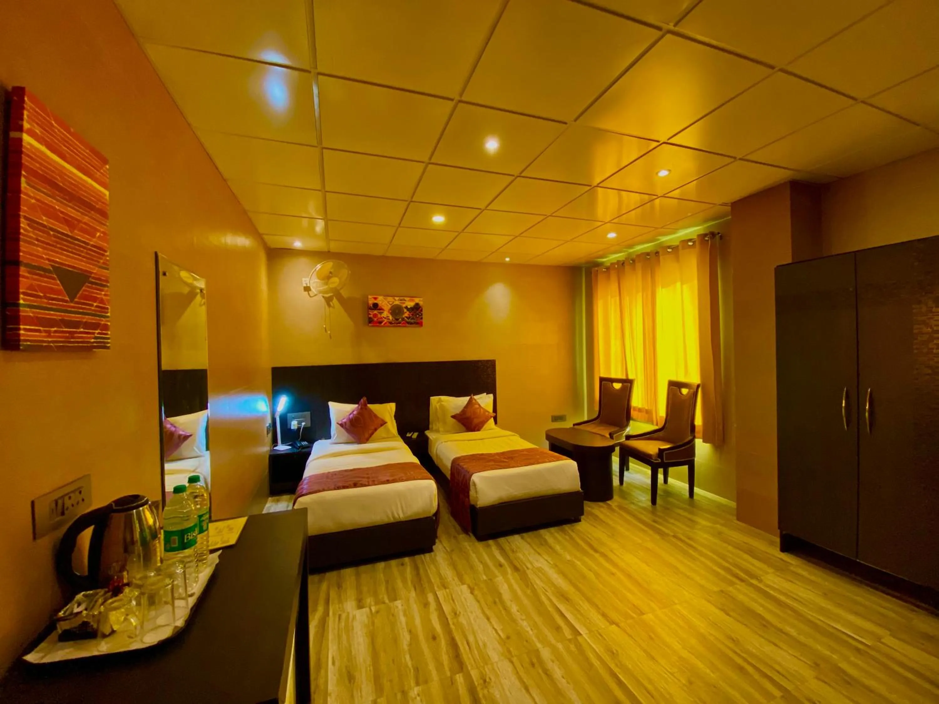 Bed in Ace Prime Hotel