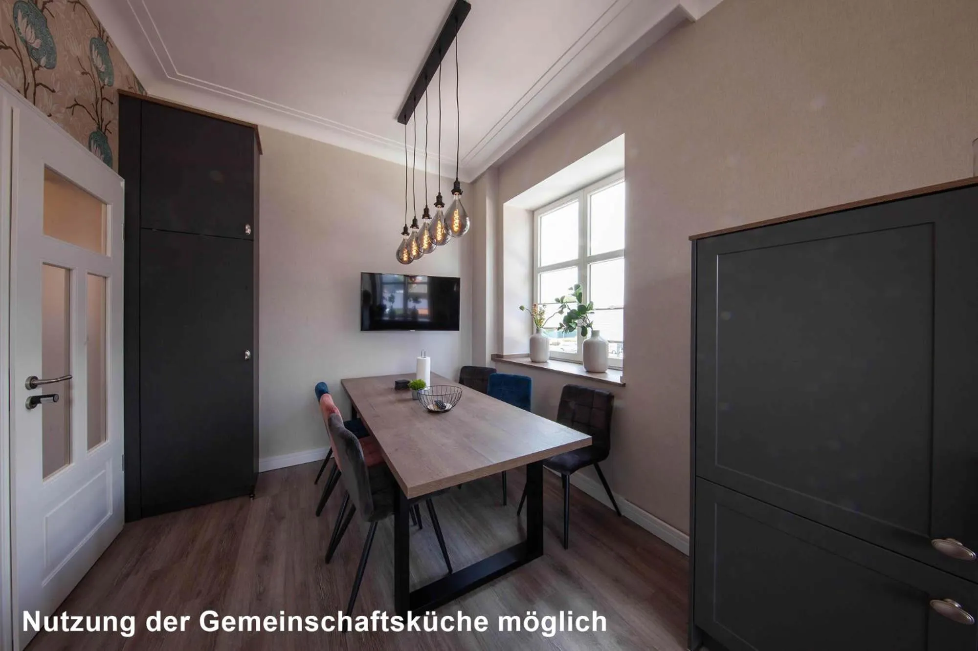 Communal kitchen in Hotel Altes Amtshaus