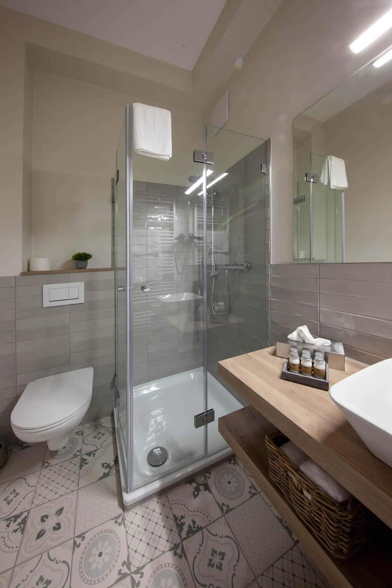 Shower in Hotel Altes Amtshaus