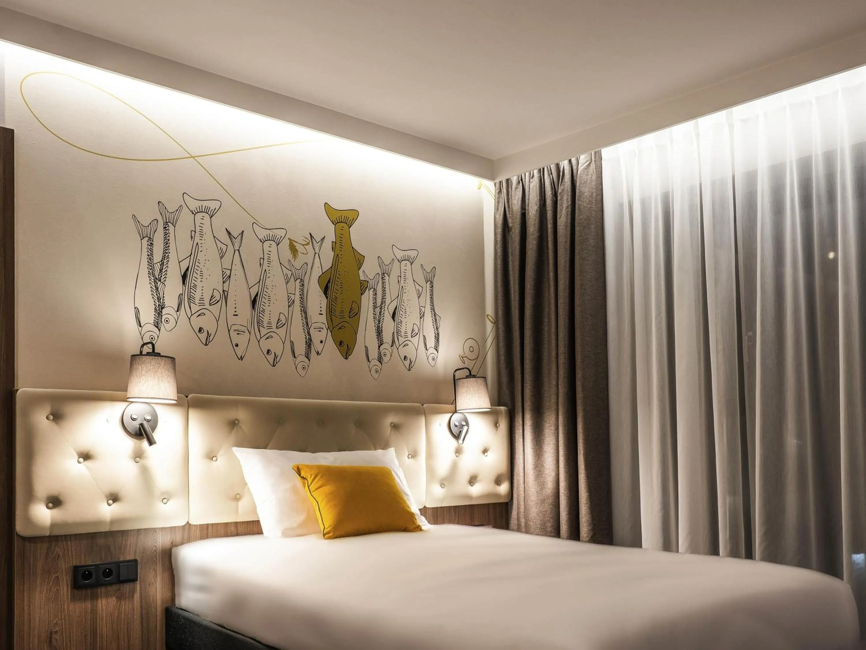 Bedroom, Bed in ibis Styles Lublin Stare Miasto