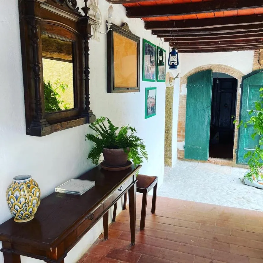 Inner courtyard view in Campora House