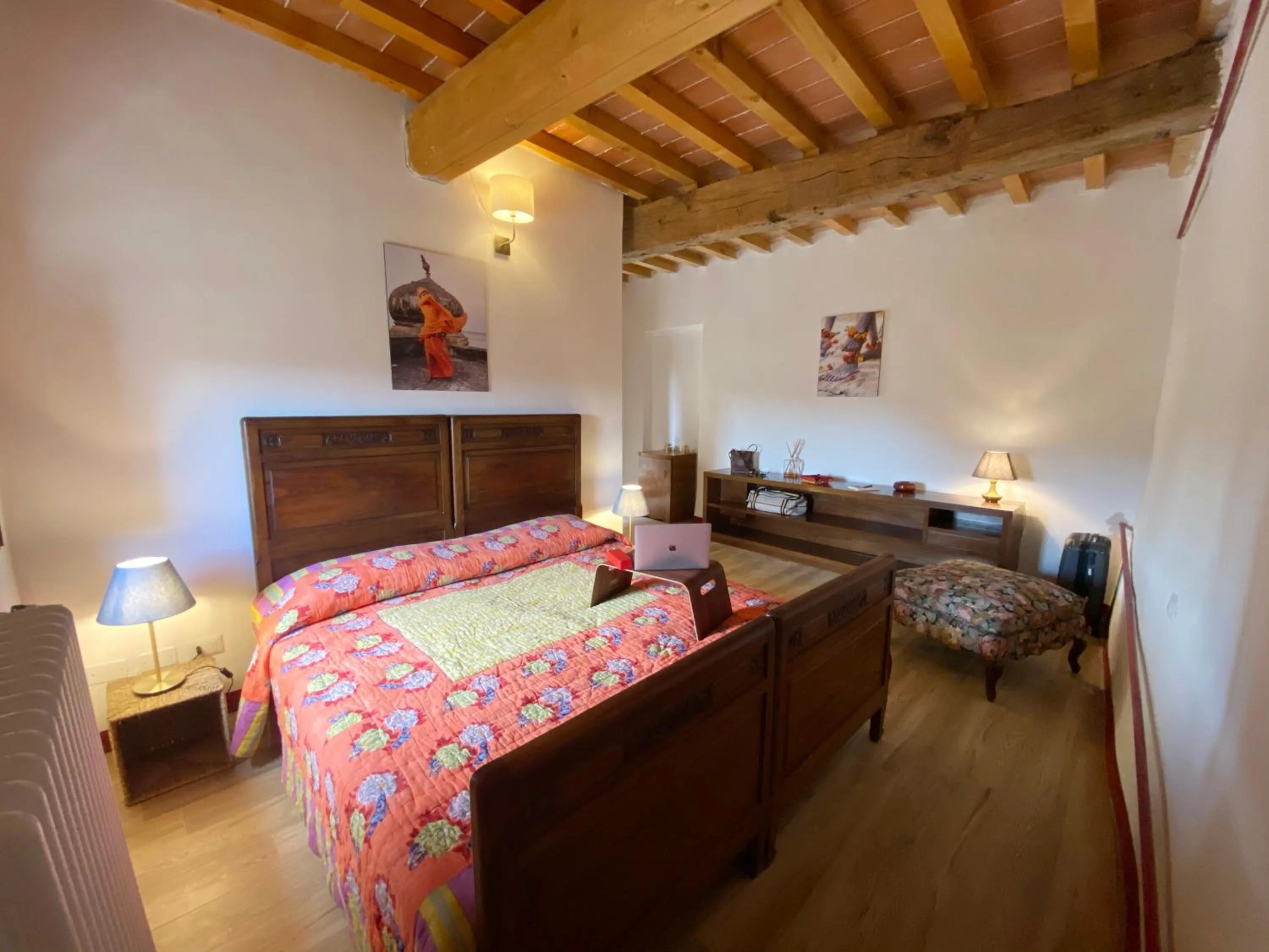 Bedroom, Bed in Campora House
