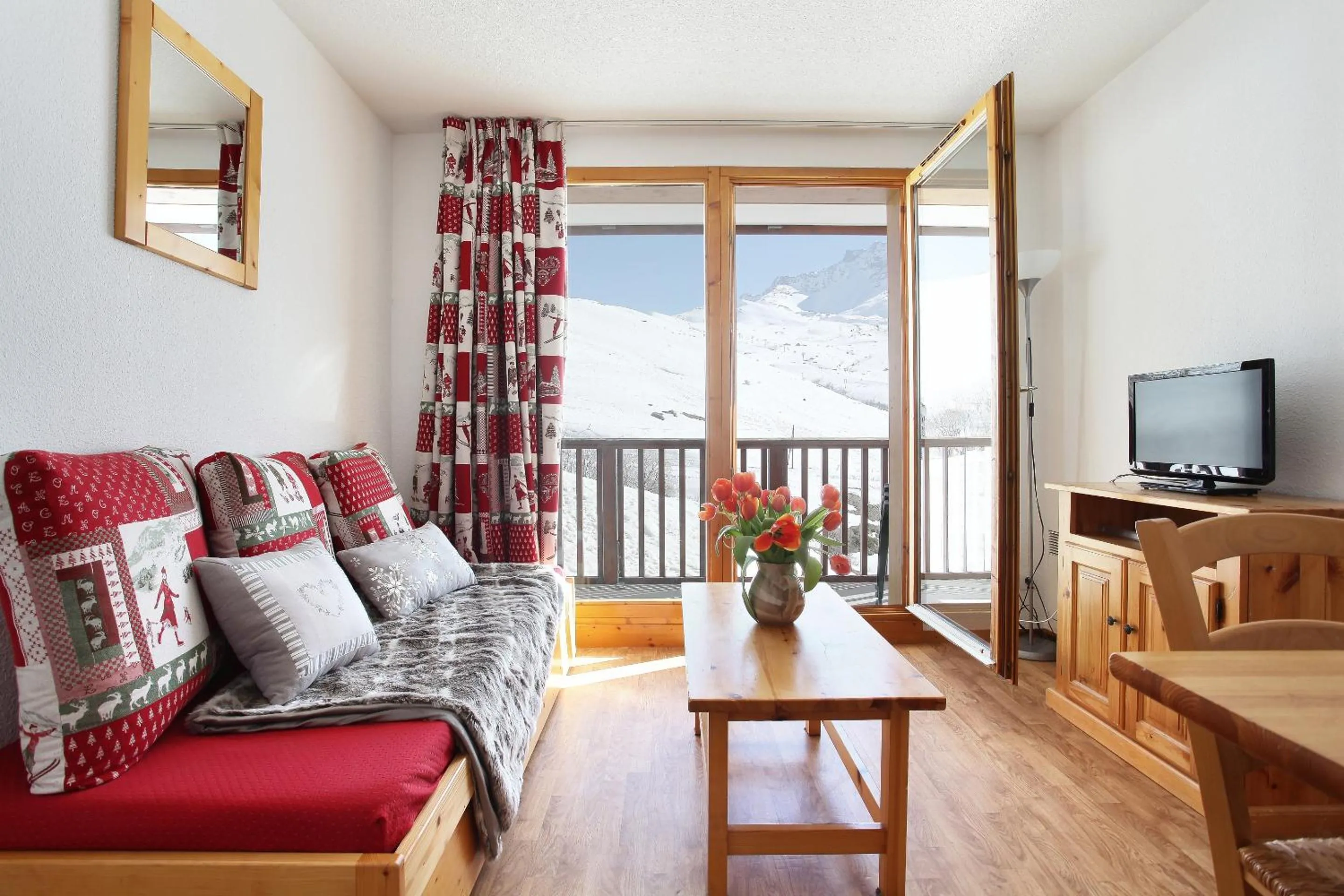 Seating area in Résidence Odalys Les Balcons du Soleil