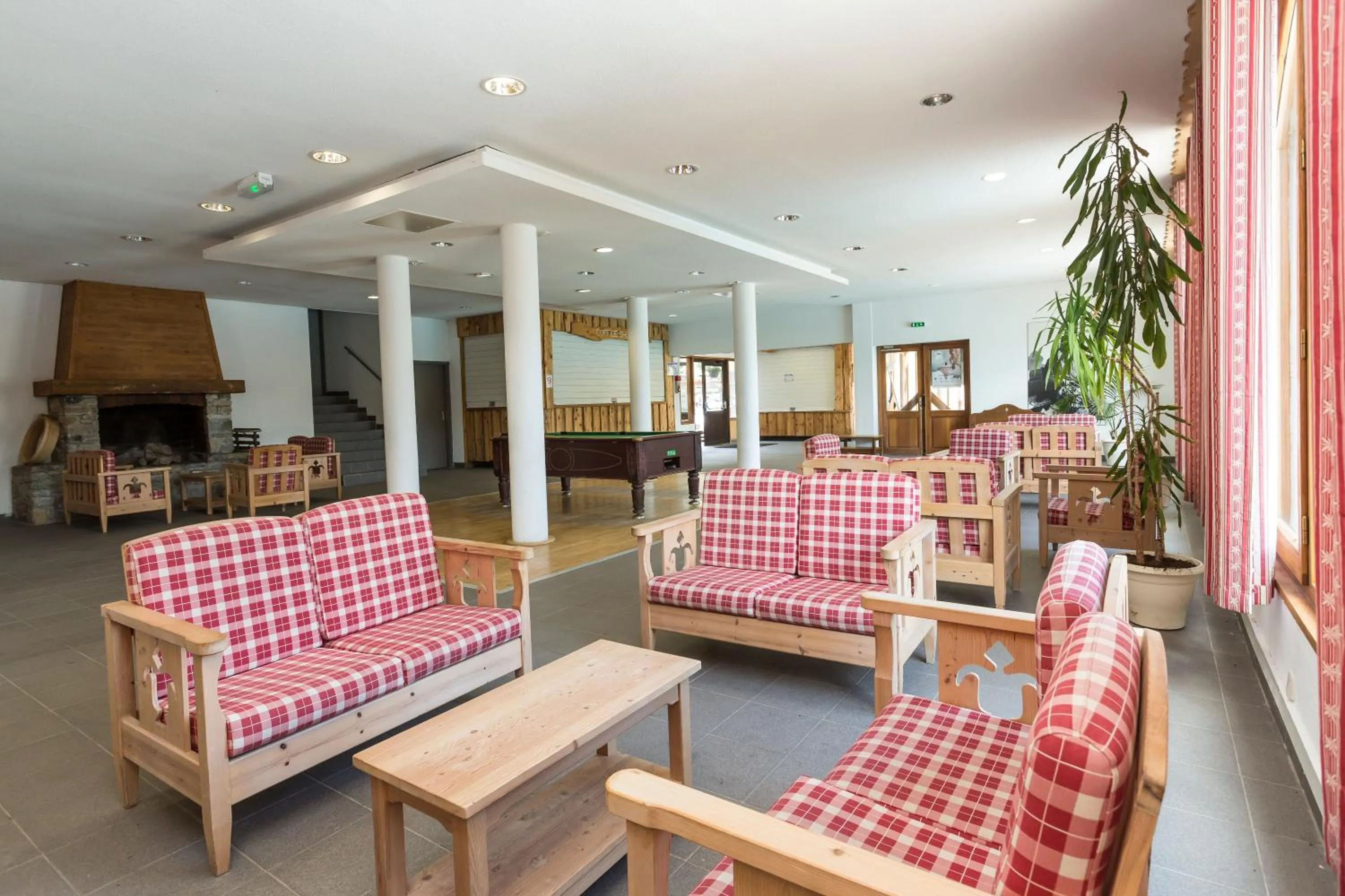 Lobby or reception in Résidence Odalys Les Sybelles