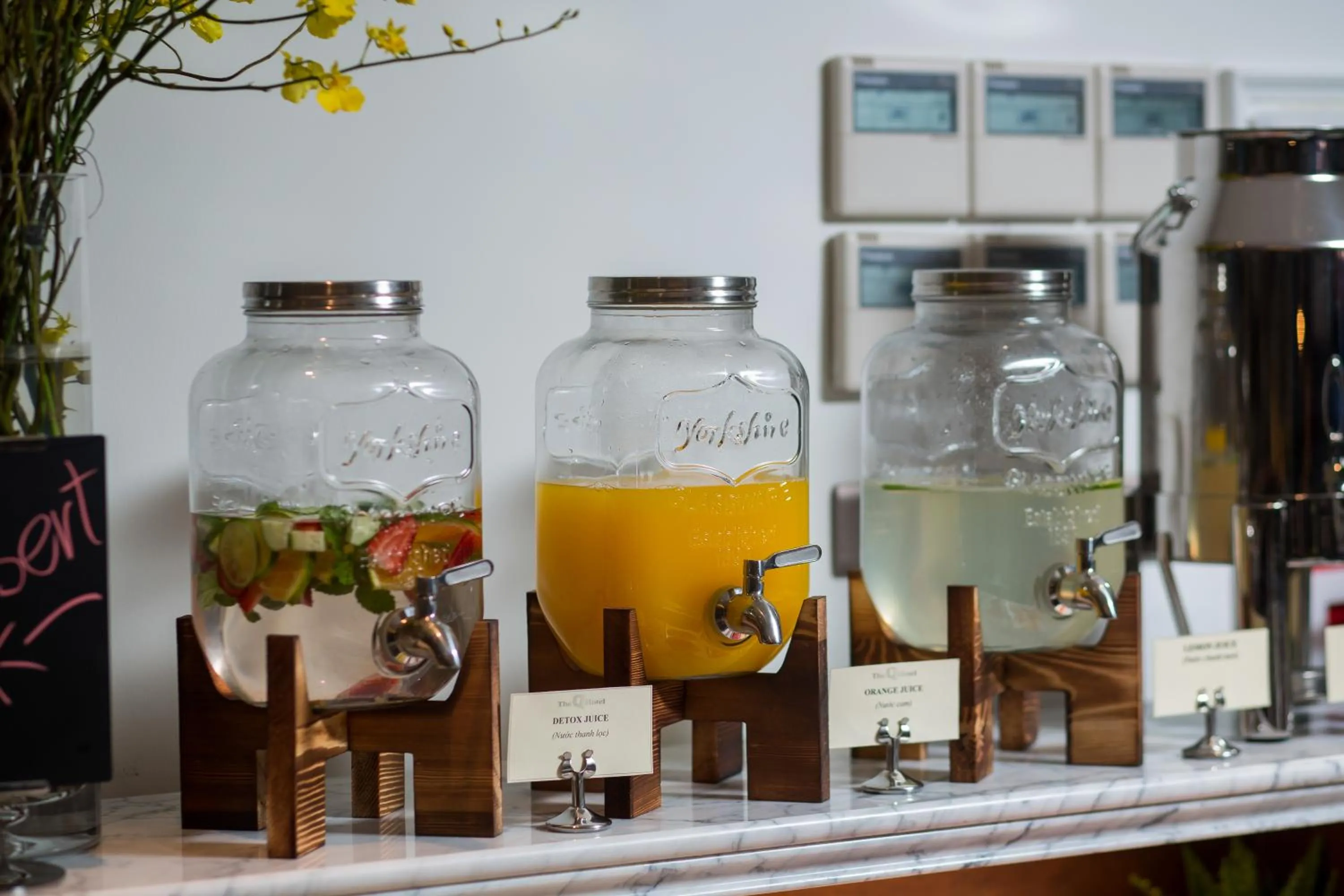 Buffet breakfast in The Q Hotel