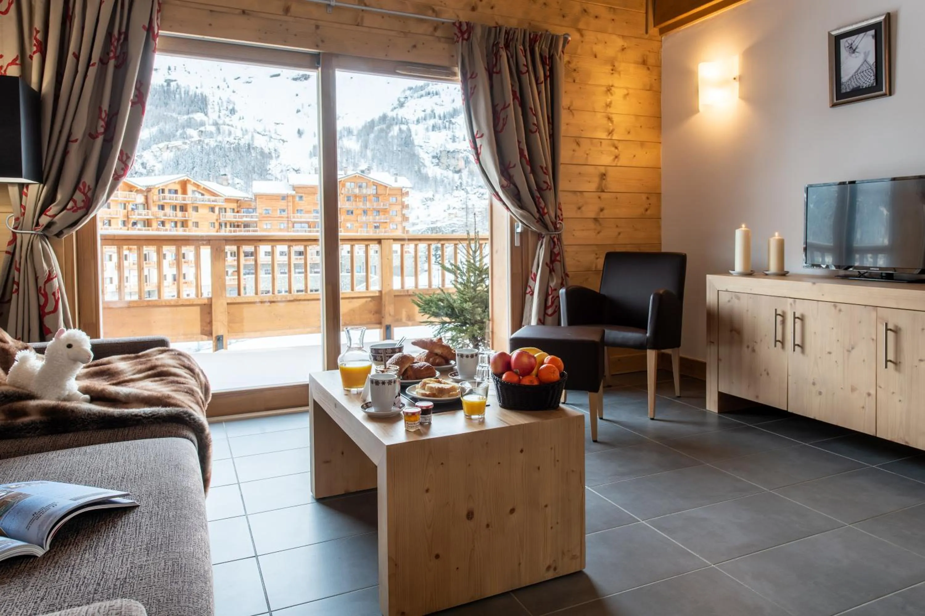 Living room in CGH Résidence Boutique Le Lodge des Neiges