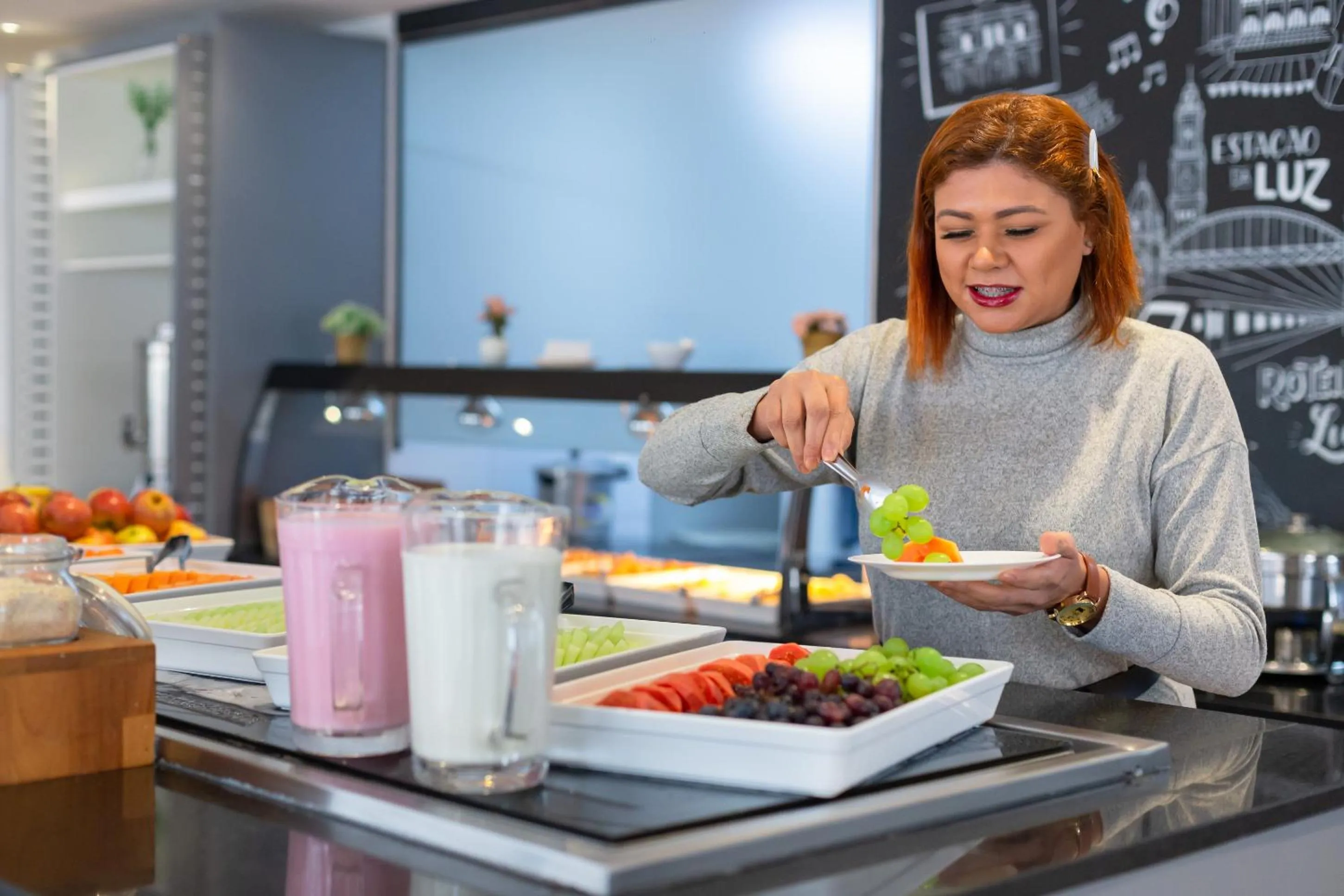 Breakfast in B&B HOTEL São Paulo Luz - Centro