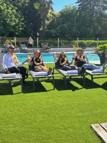 Swimming pool in Ibis Styles Cognac