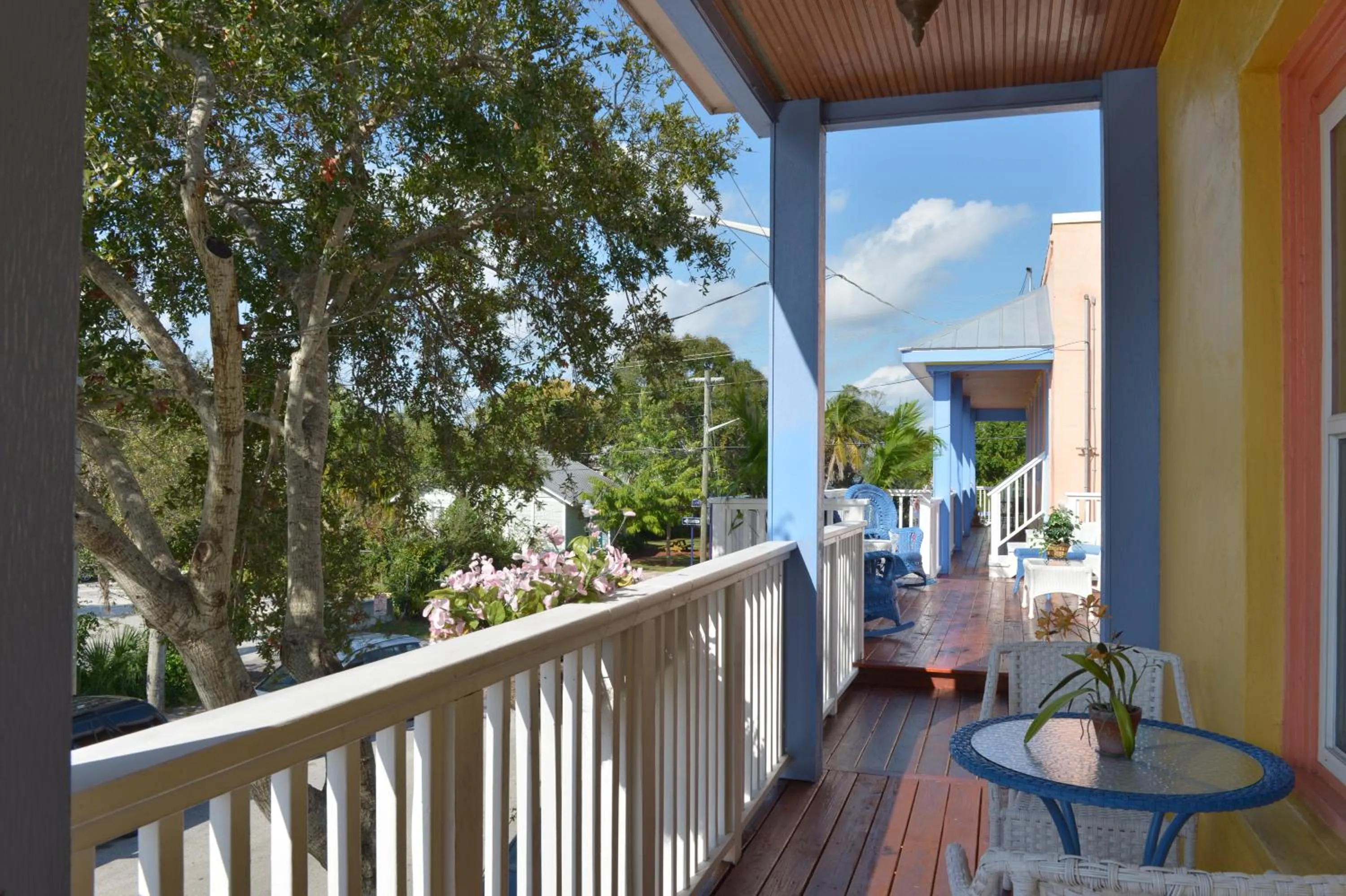 Patio in Old Colorado Inn