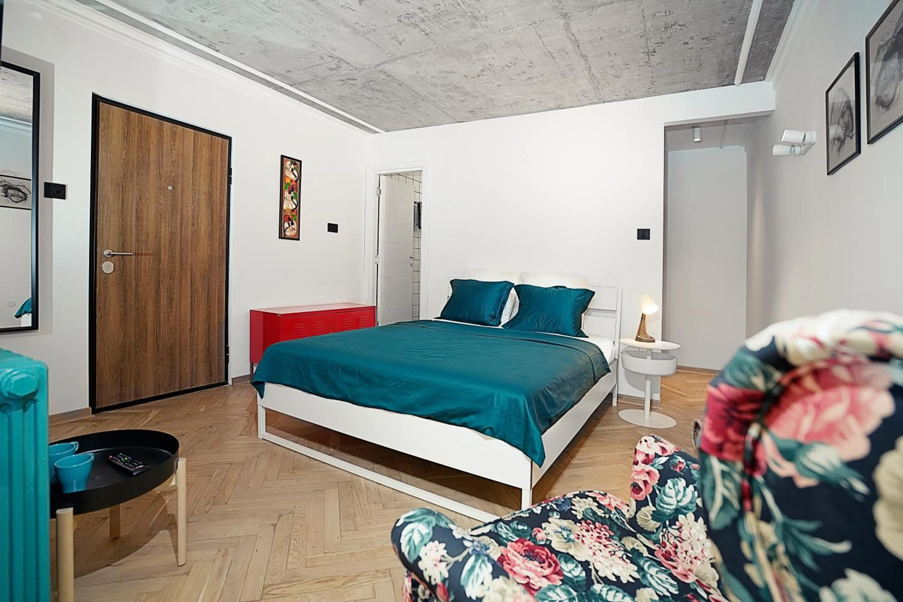 Bed in Tulum Apart Belgrade