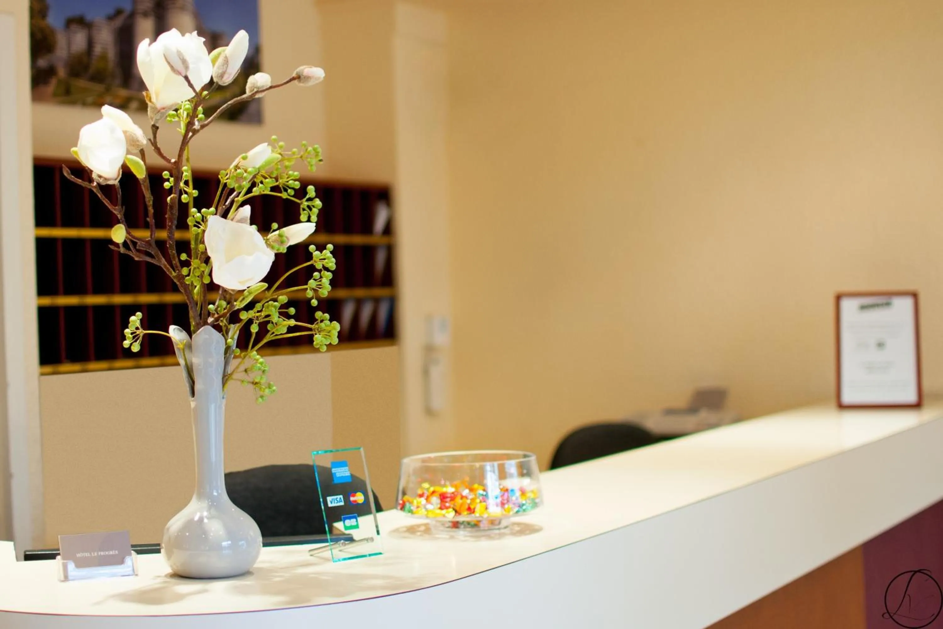 Lobby or reception in Hotel Le Progres