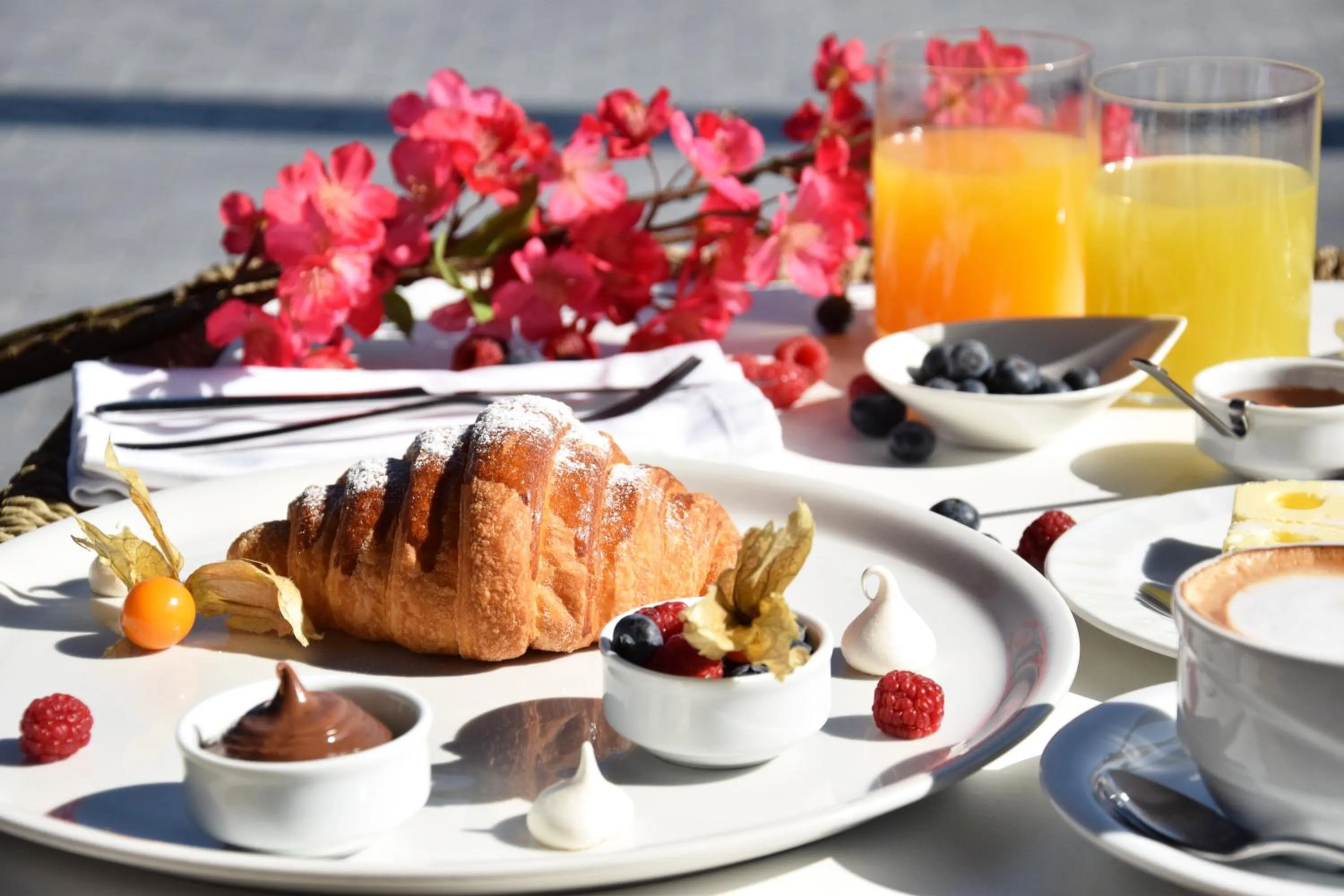 Continental breakfast in Hotel Unik