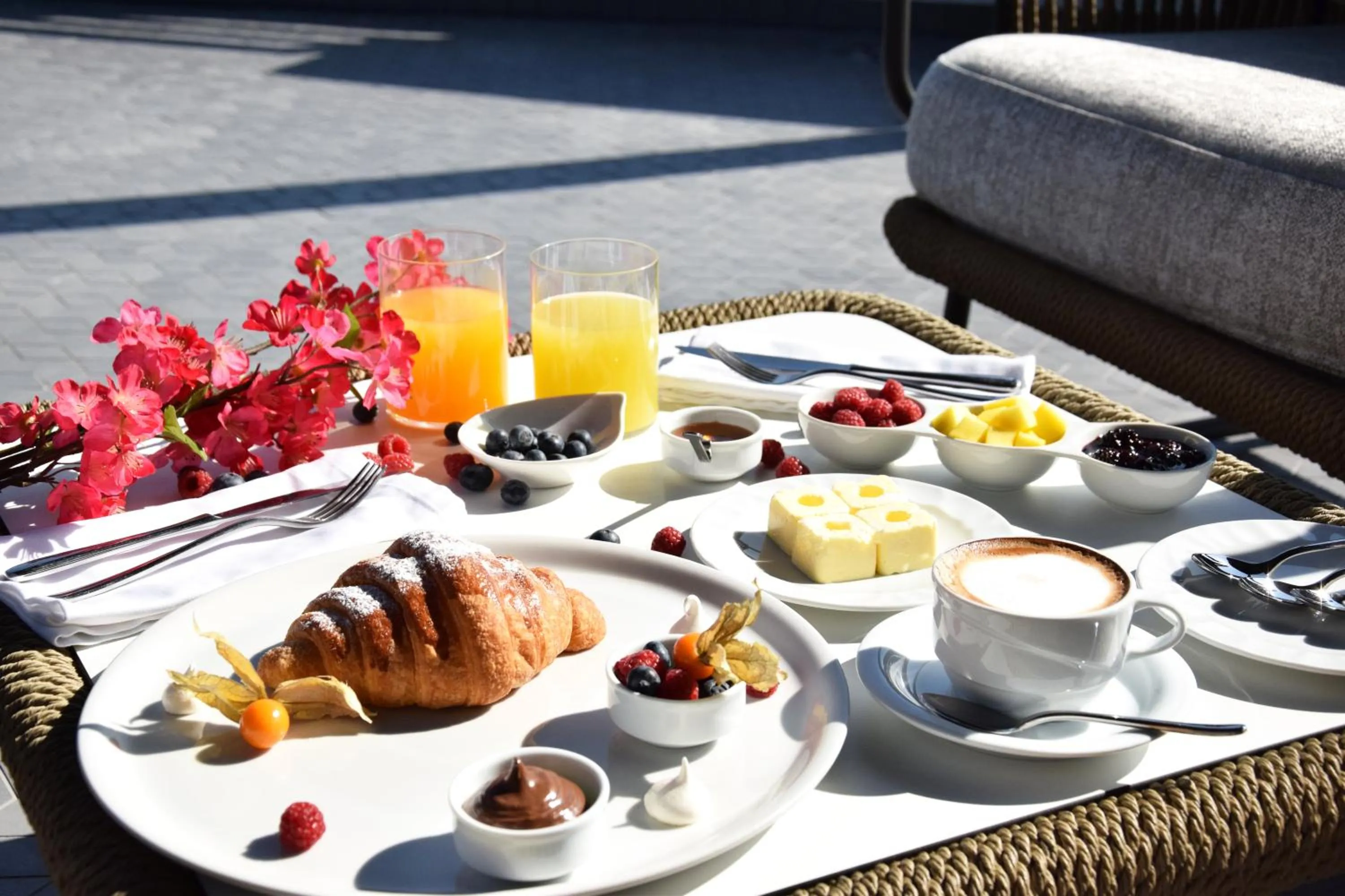 Italian breakfast in Hotel Unik