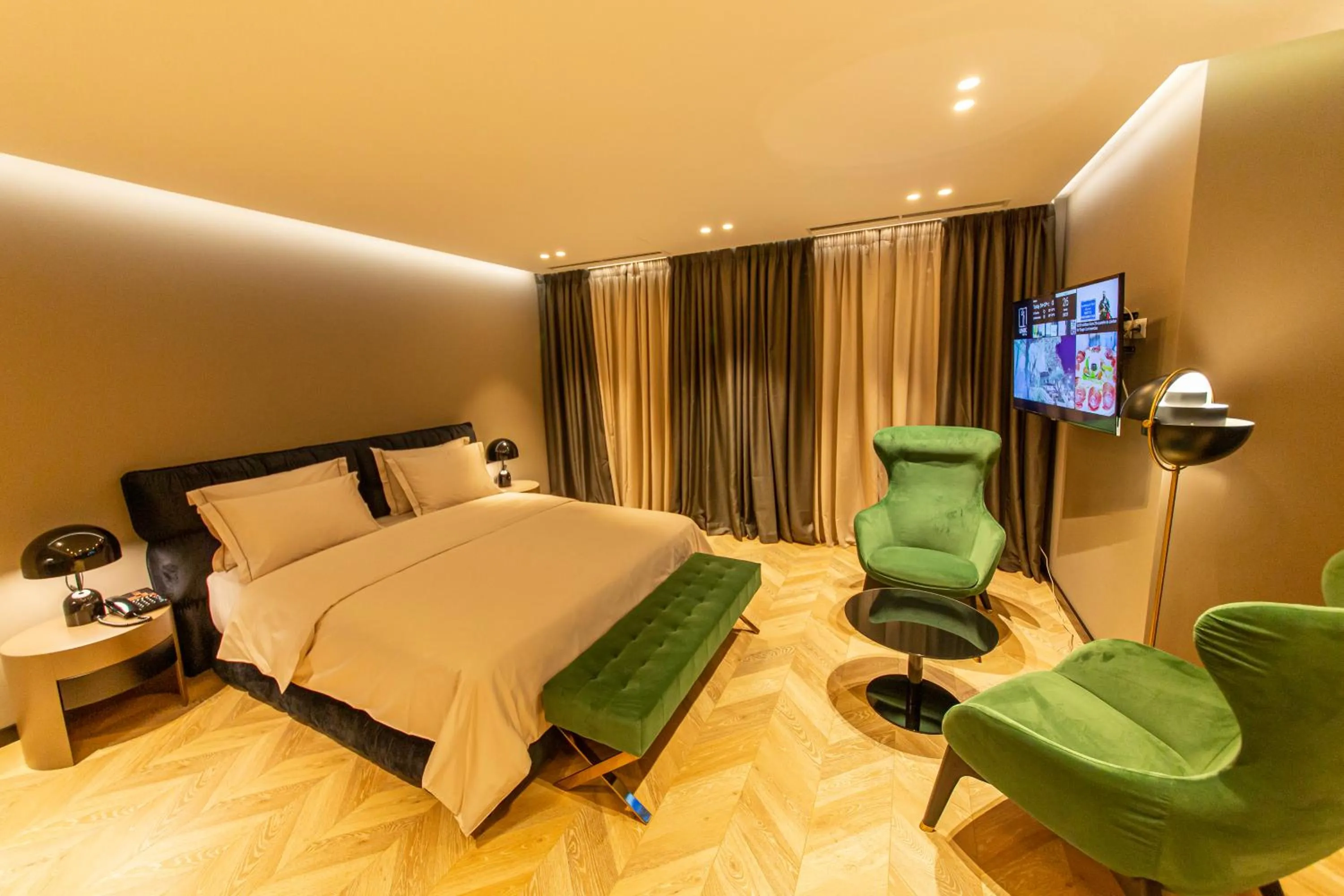 Photo of the whole room, Bed in Hotel Unik