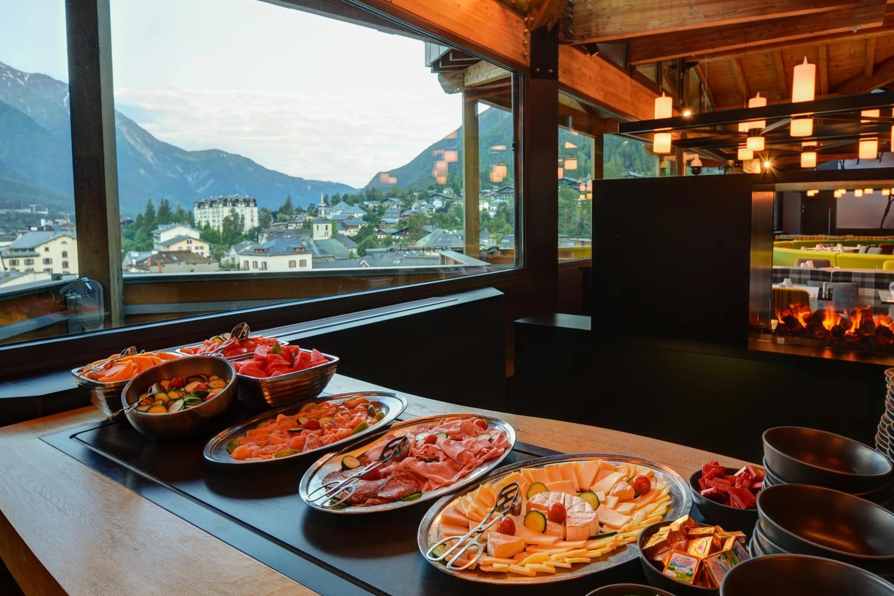 Mountain view in Alpina Eclectic Hotel