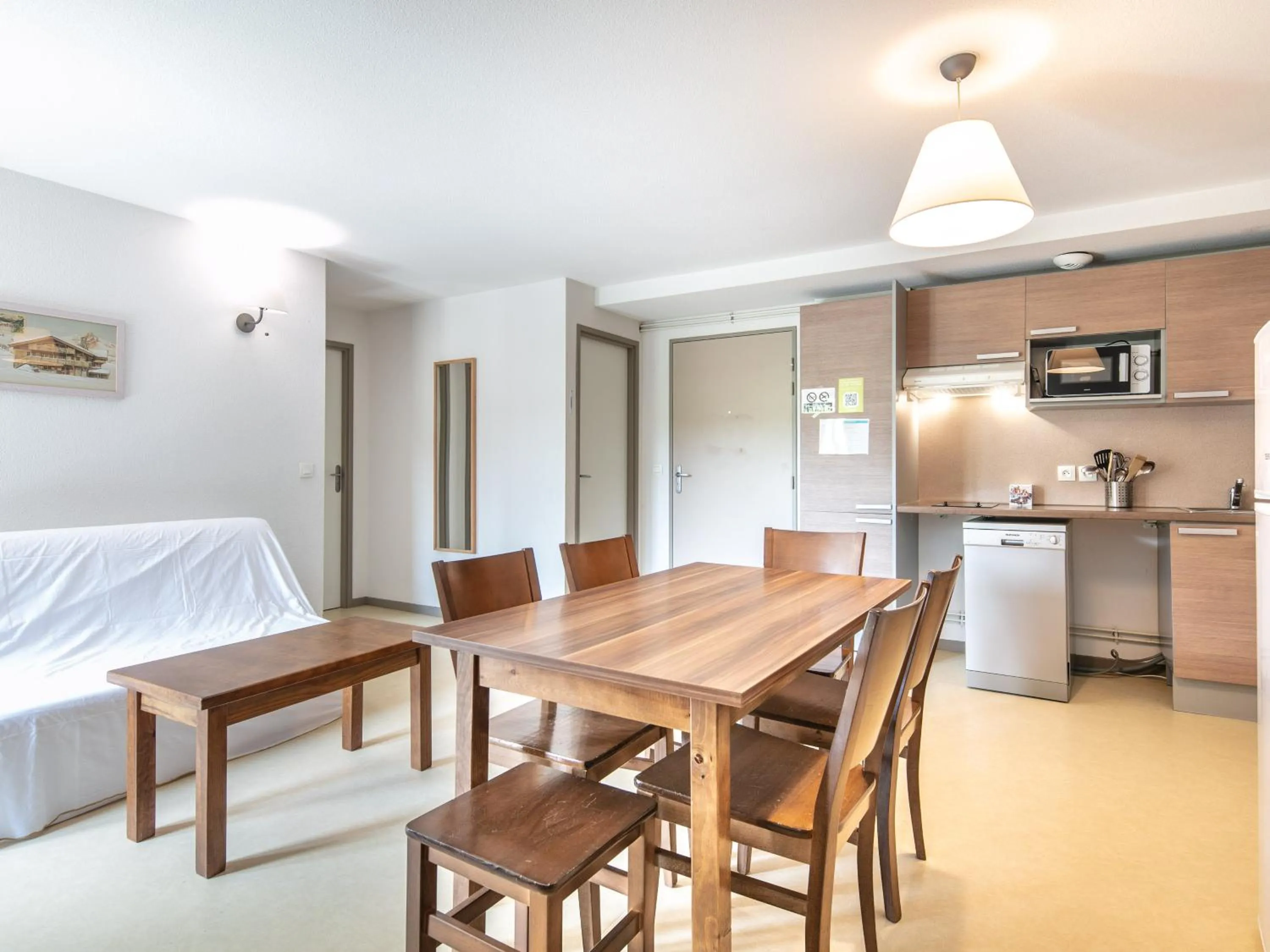 Kitchen or kitchenette in Vacancéole - Les Gentianes