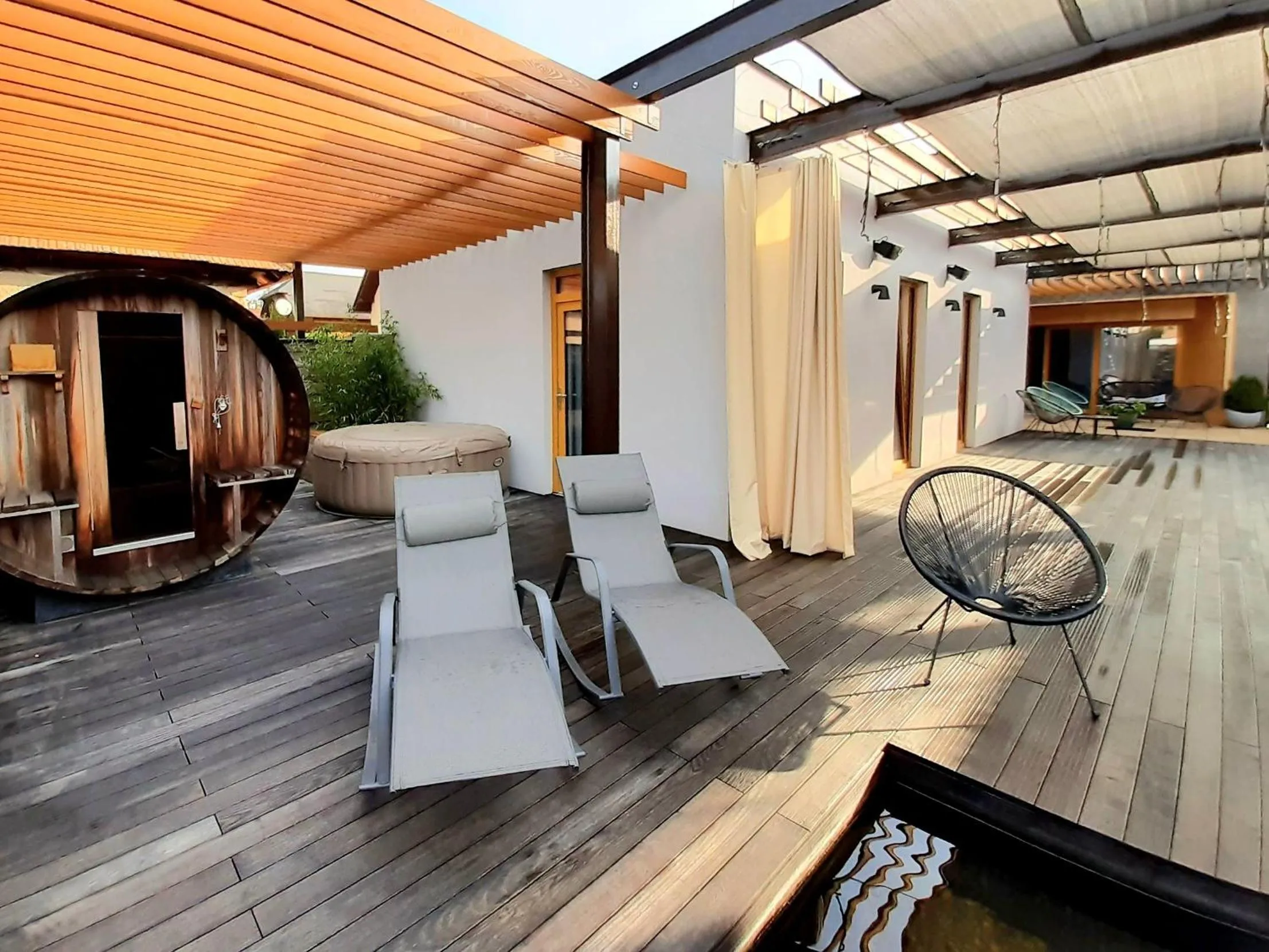 Sauna in VIGEO lounge b&b coffee