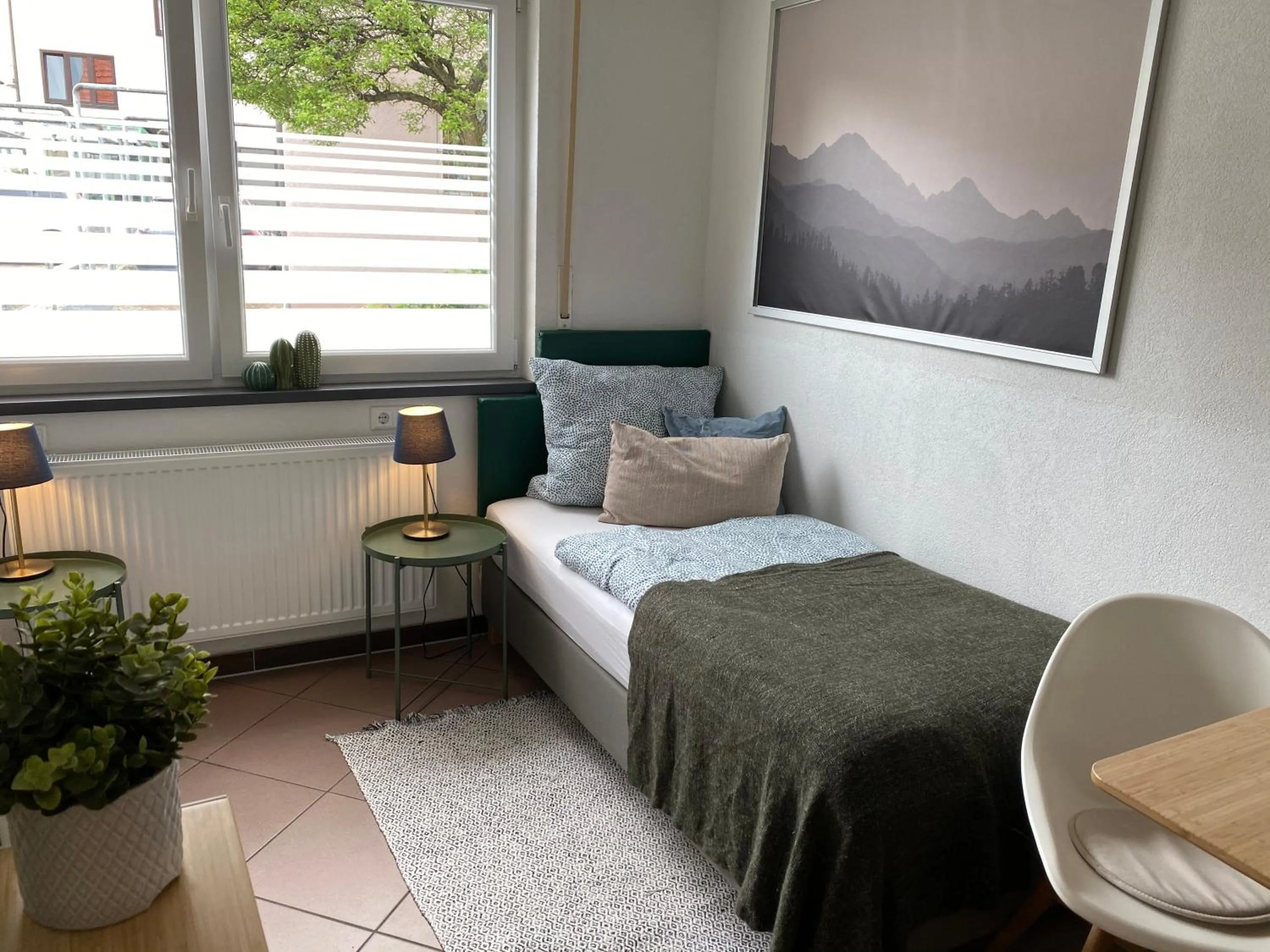 Bed in Sali Homes - GaesteHaus Lamm Obersulm