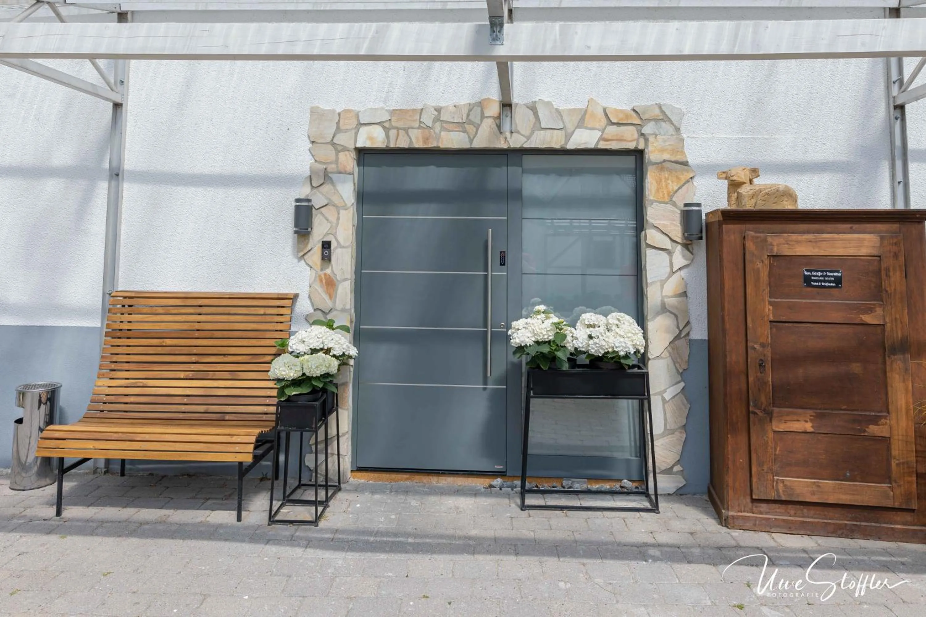 Facade/entrance in Sali Homes - GaesteHaus Lamm Obersulm