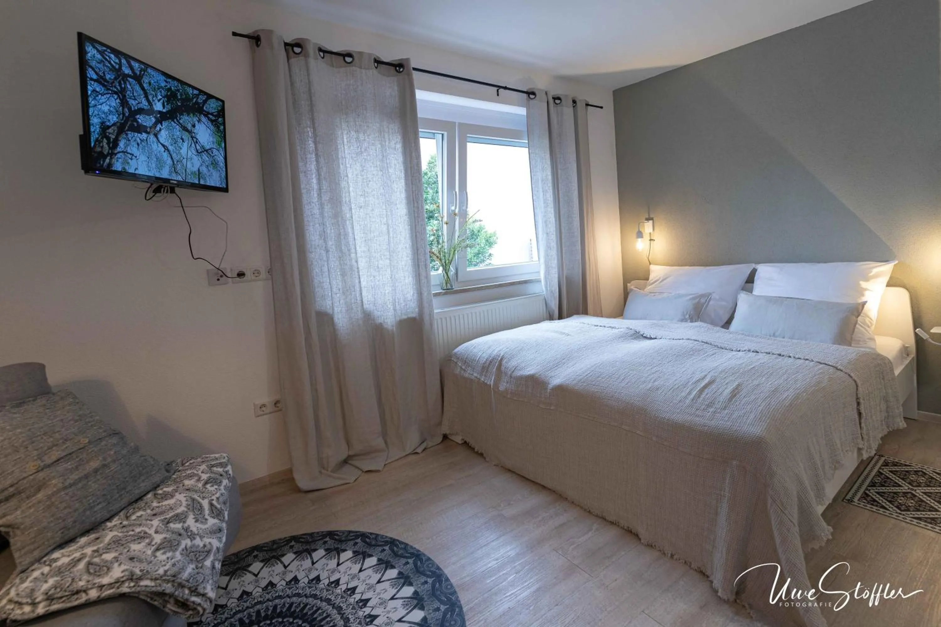 Bed in Sali Homes - GaesteHaus Lamm Obersulm