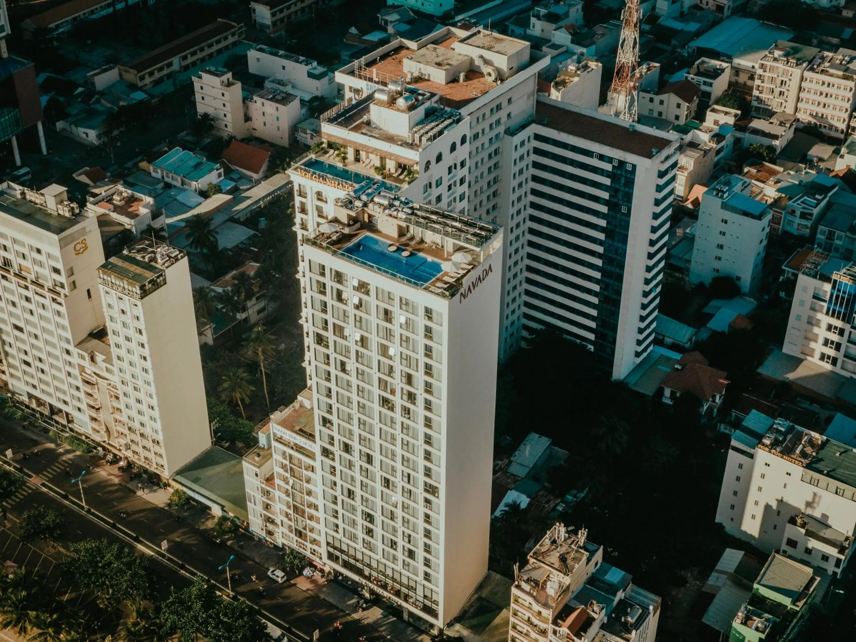 Bird's eye view in Navada Beach Hotel