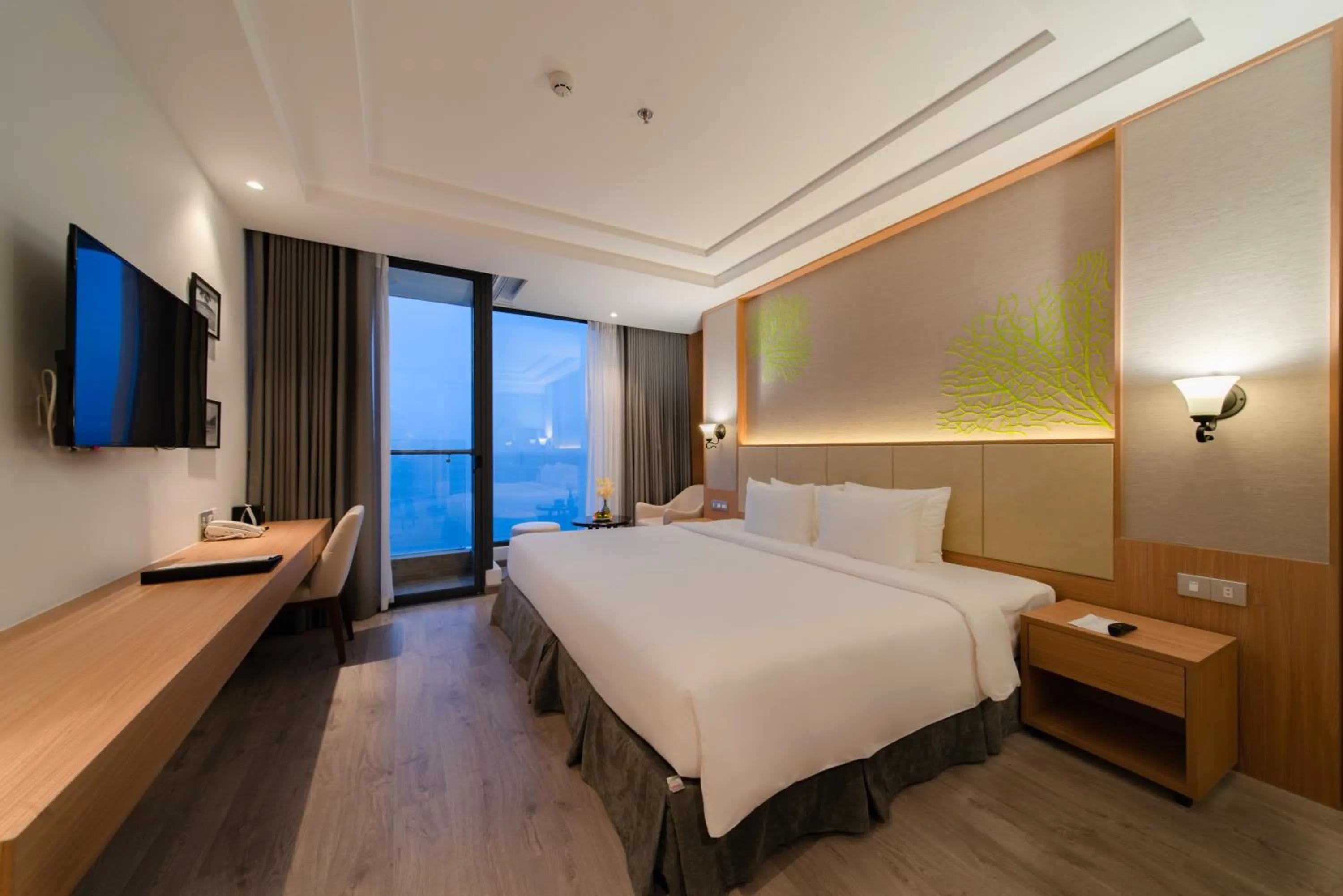 Bed in Navada Beach Hotel