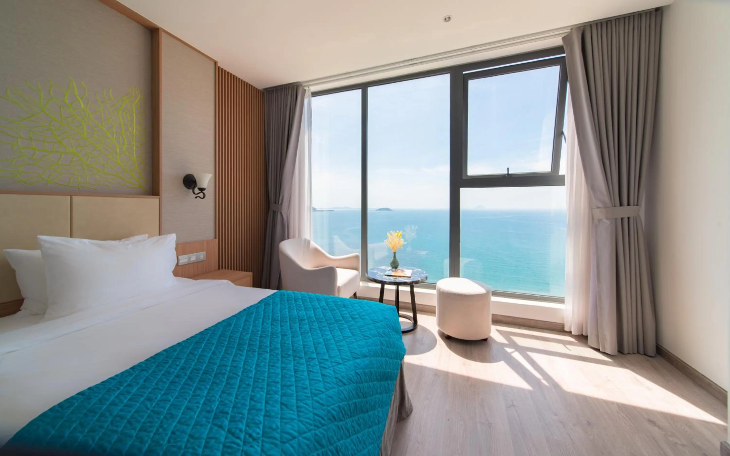 Bed in Navada Beach Hotel