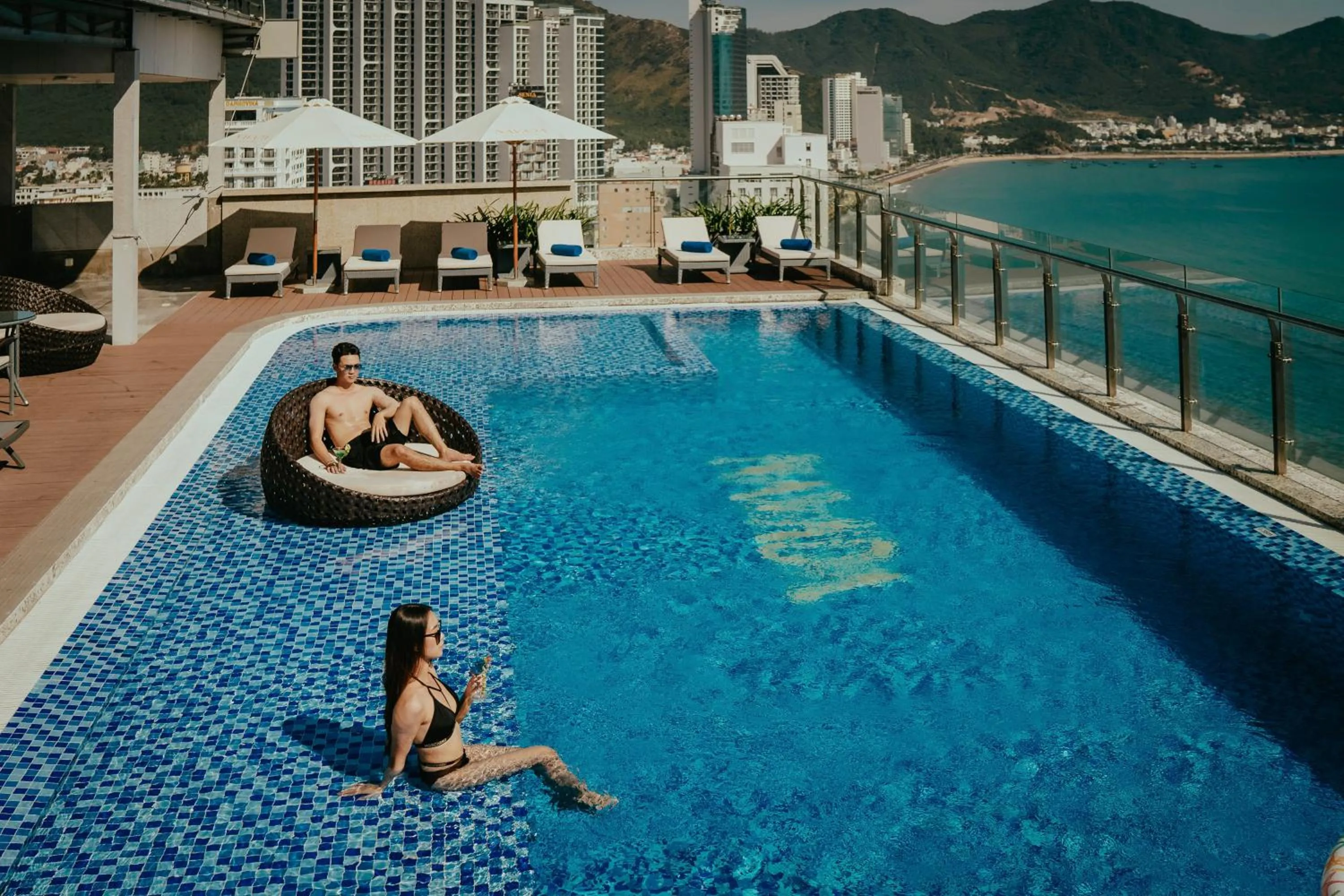 Swimming pool in Navada Beach Hotel