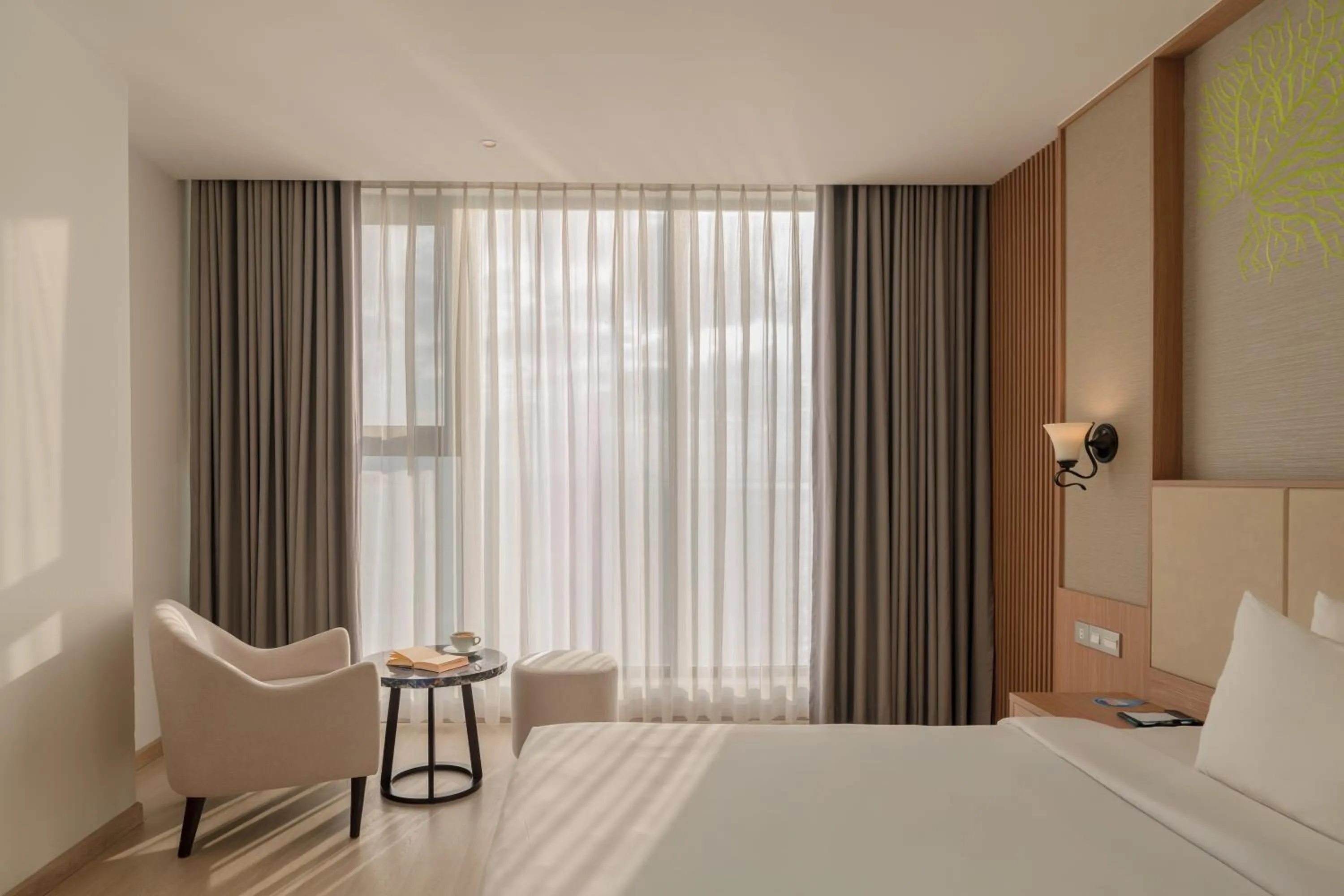 Bed in Navada Beach Hotel