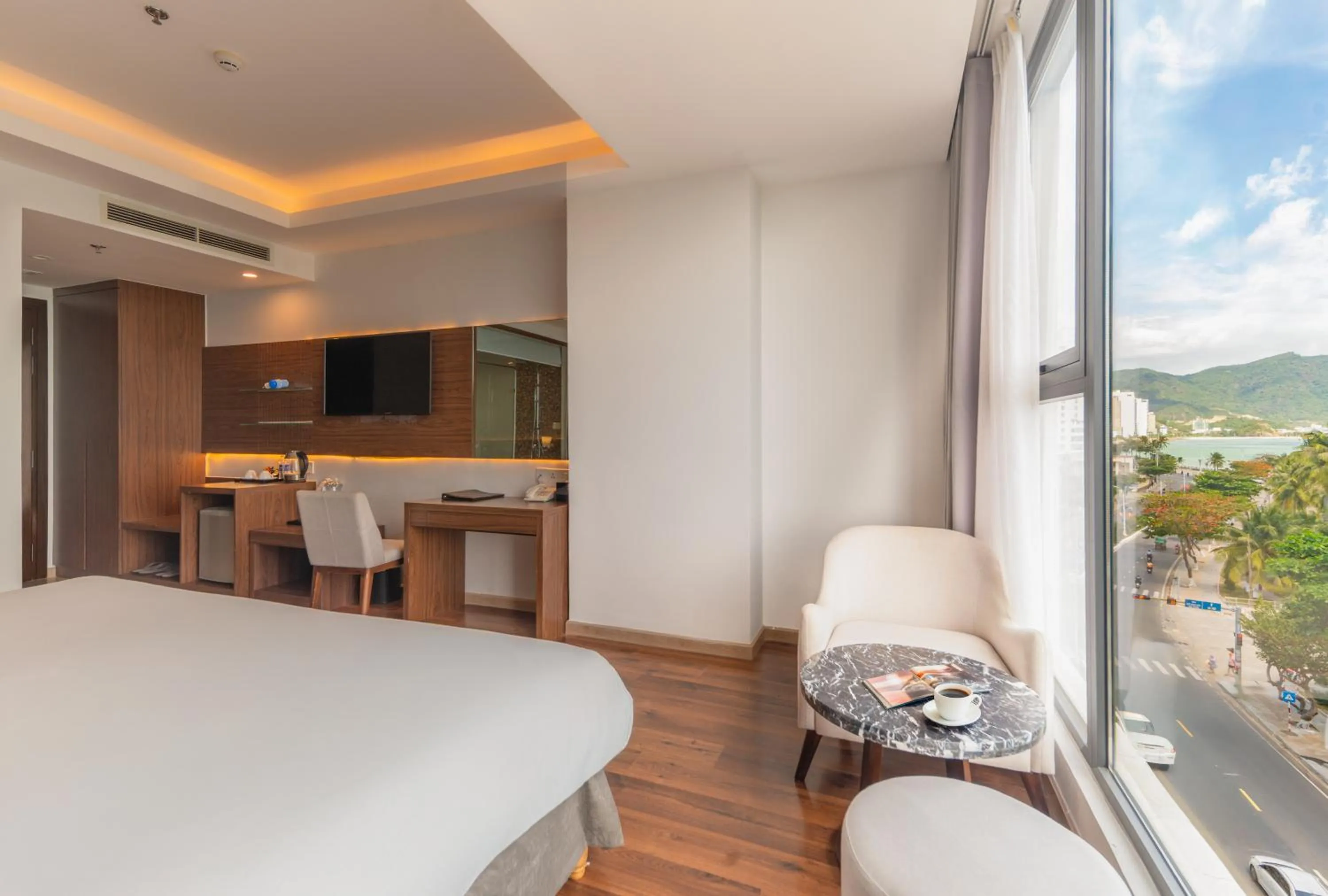 Bed in Navada Beach Hotel